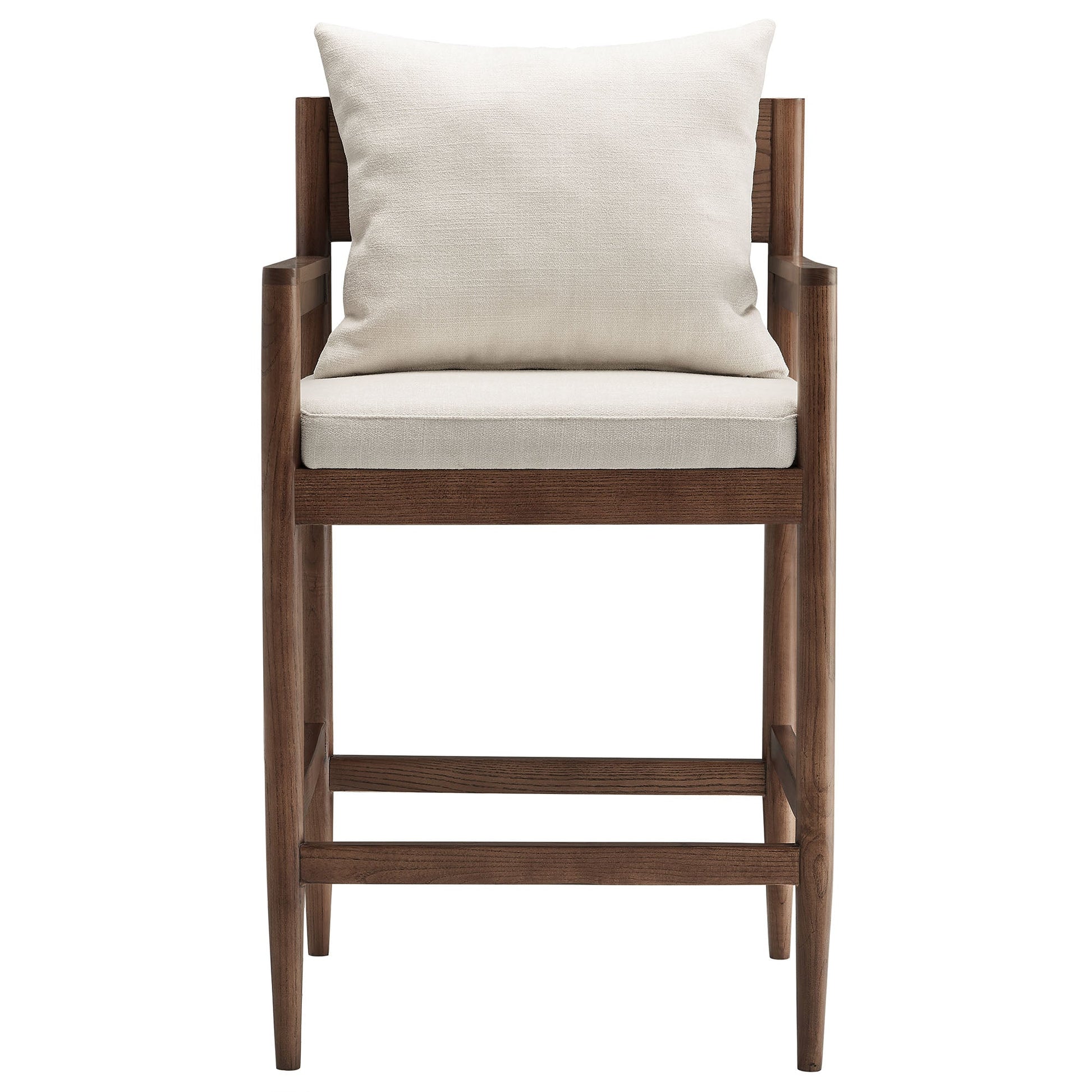 Modern Wood Counter Stool Salt