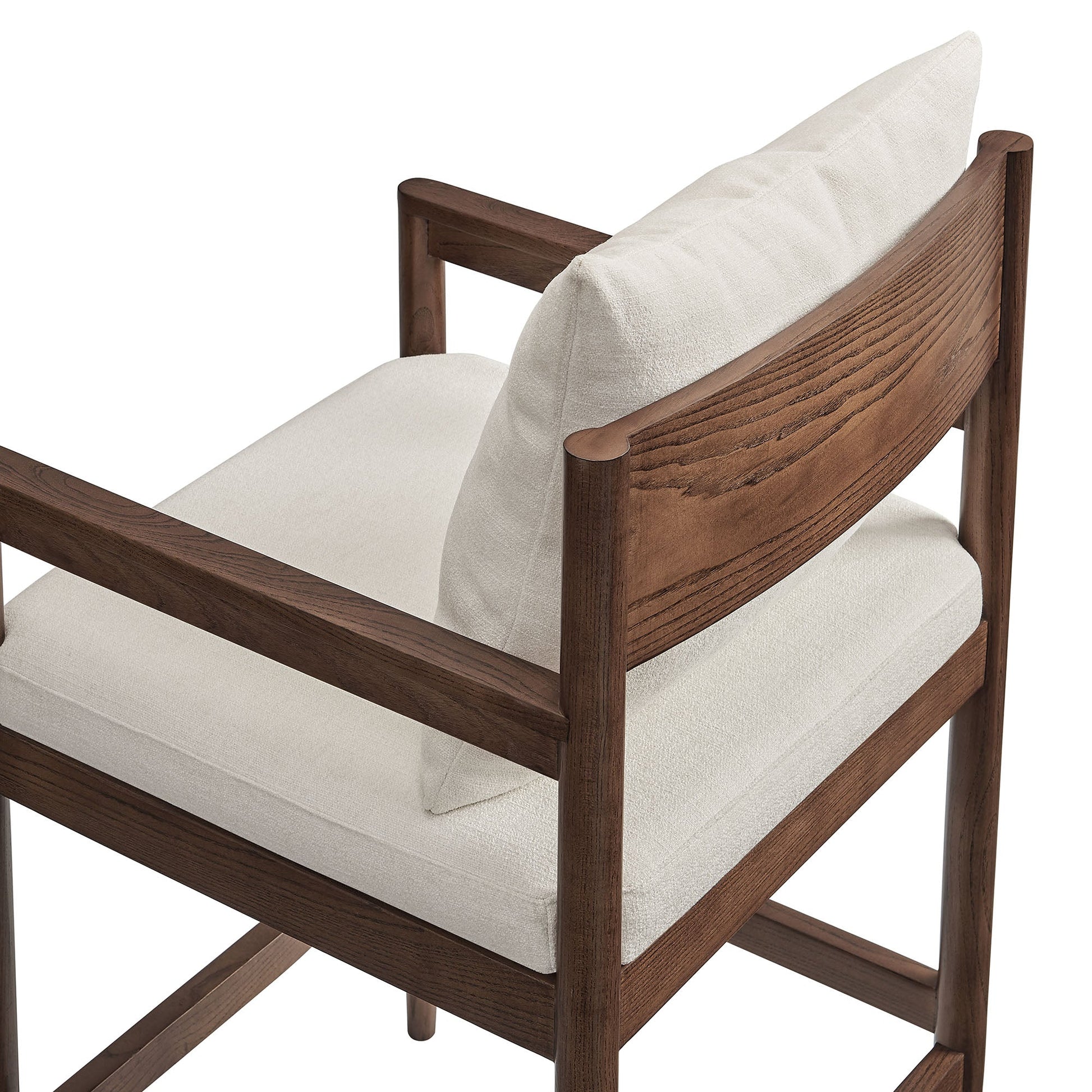 Modern Wood Counter Stool Salt