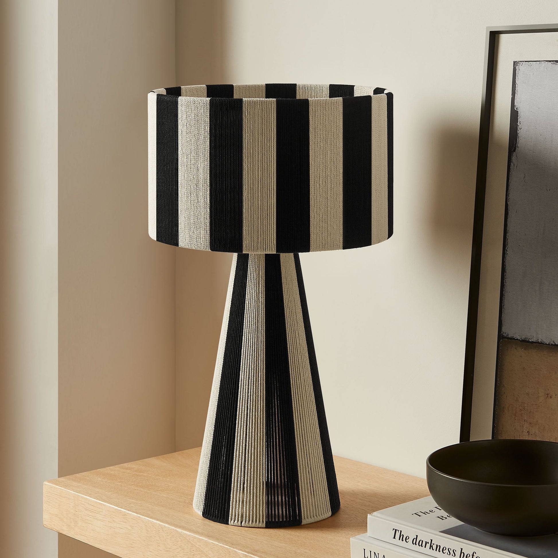 Handwoven Cotton Thread Table Lamp