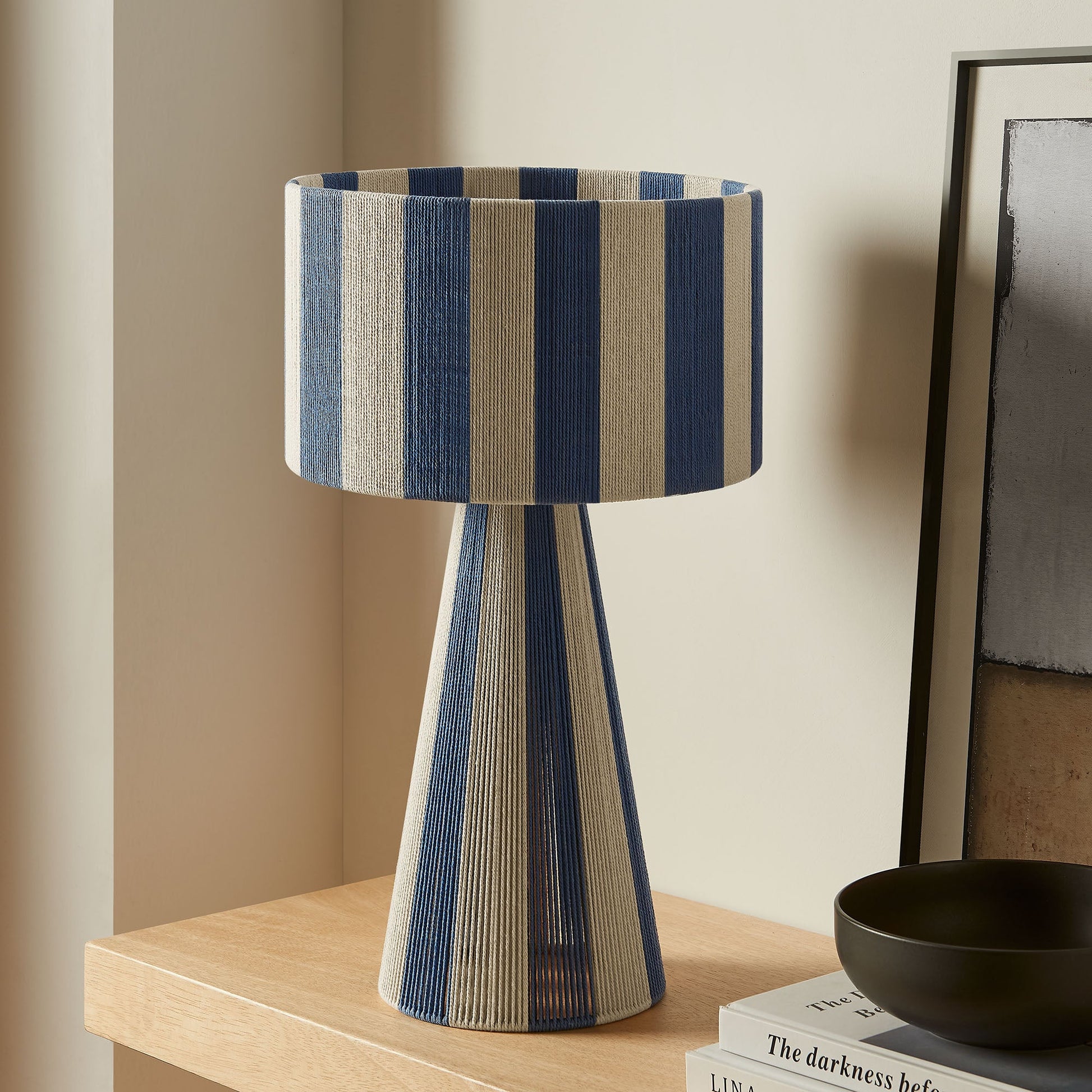 Handwoven Cotton Thread Table Lamp