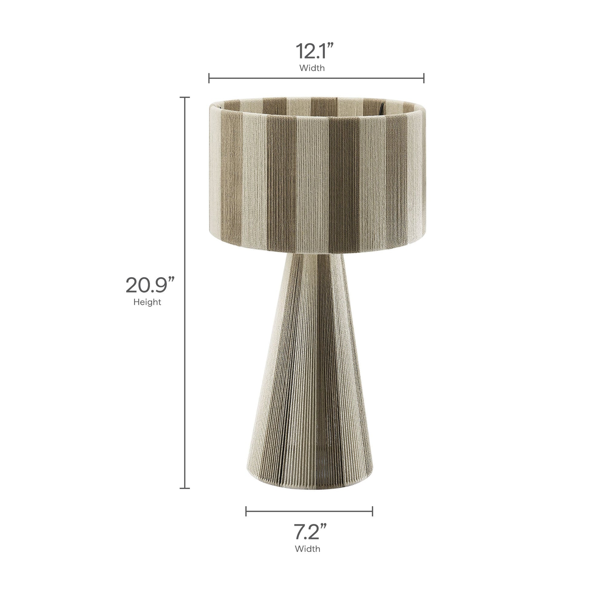 Handwoven Cotton Thread Table Lamp