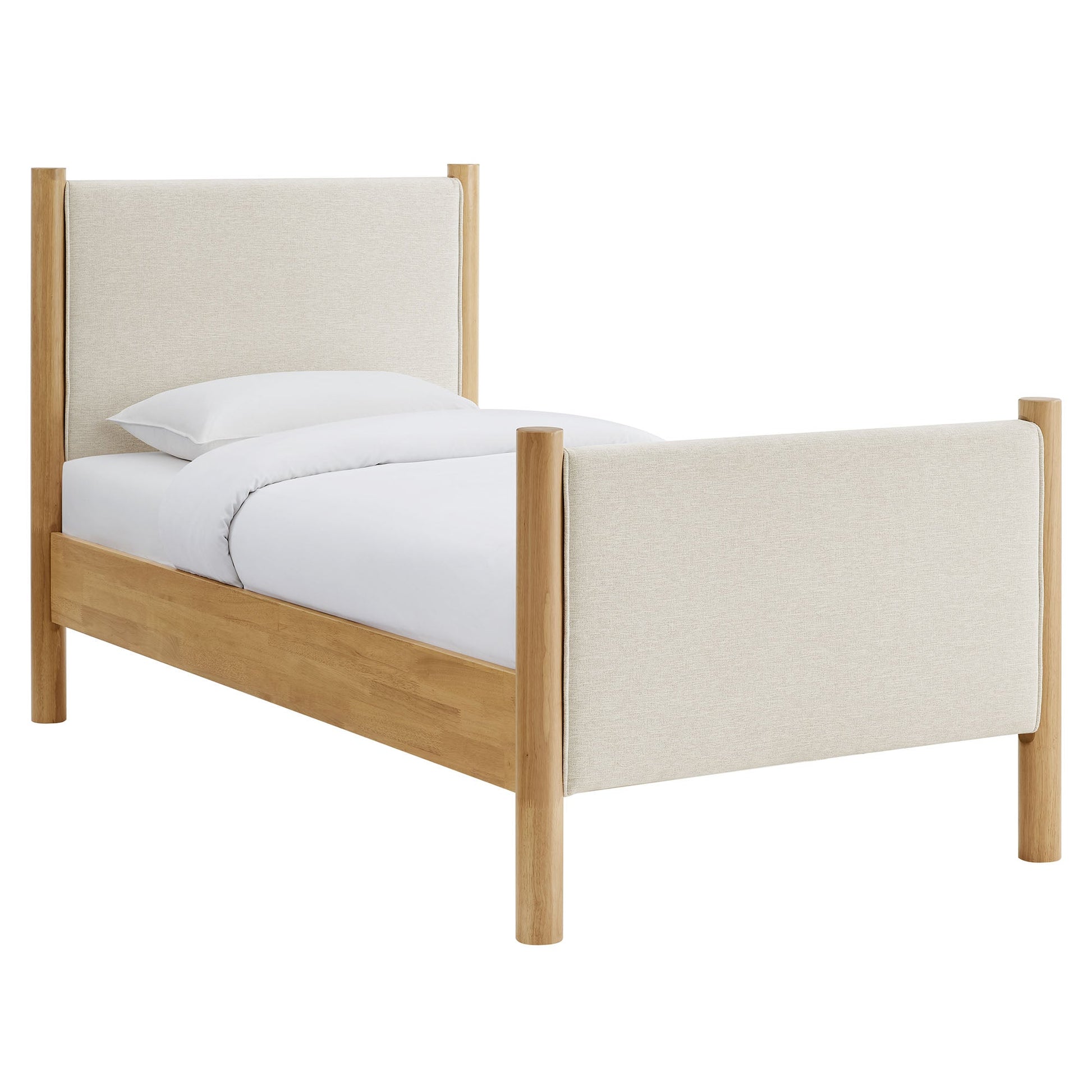 Maven Upholstered Platform Bed - Queen Size