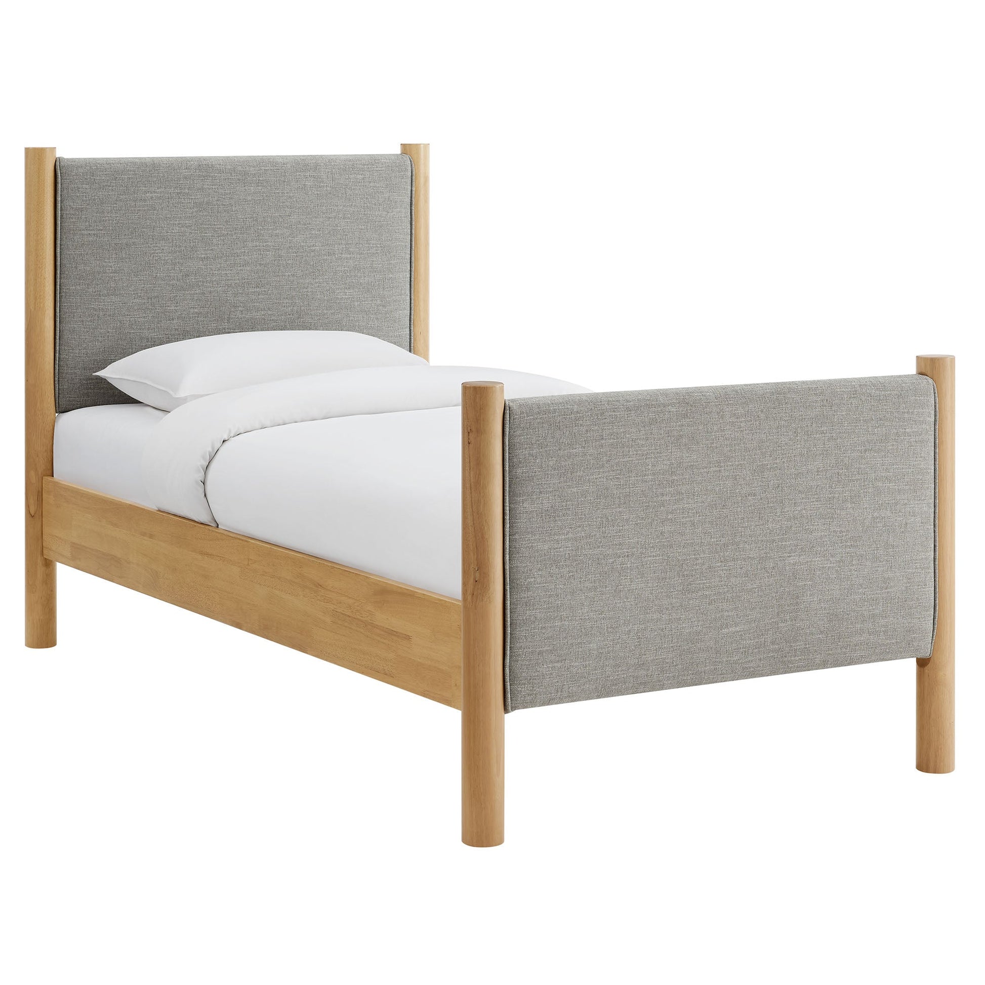 Maven Upholstered Platform Bed - Queen Size