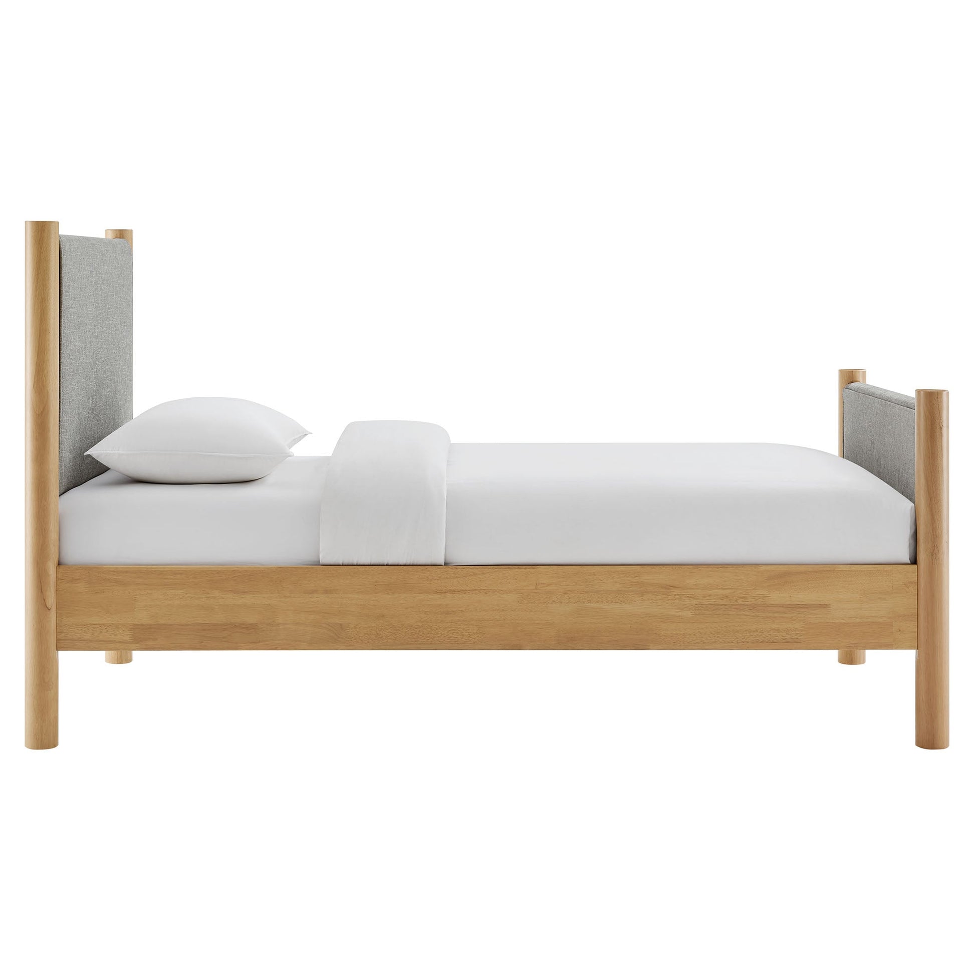 Maven Upholstered Platform Bed - Queen Size