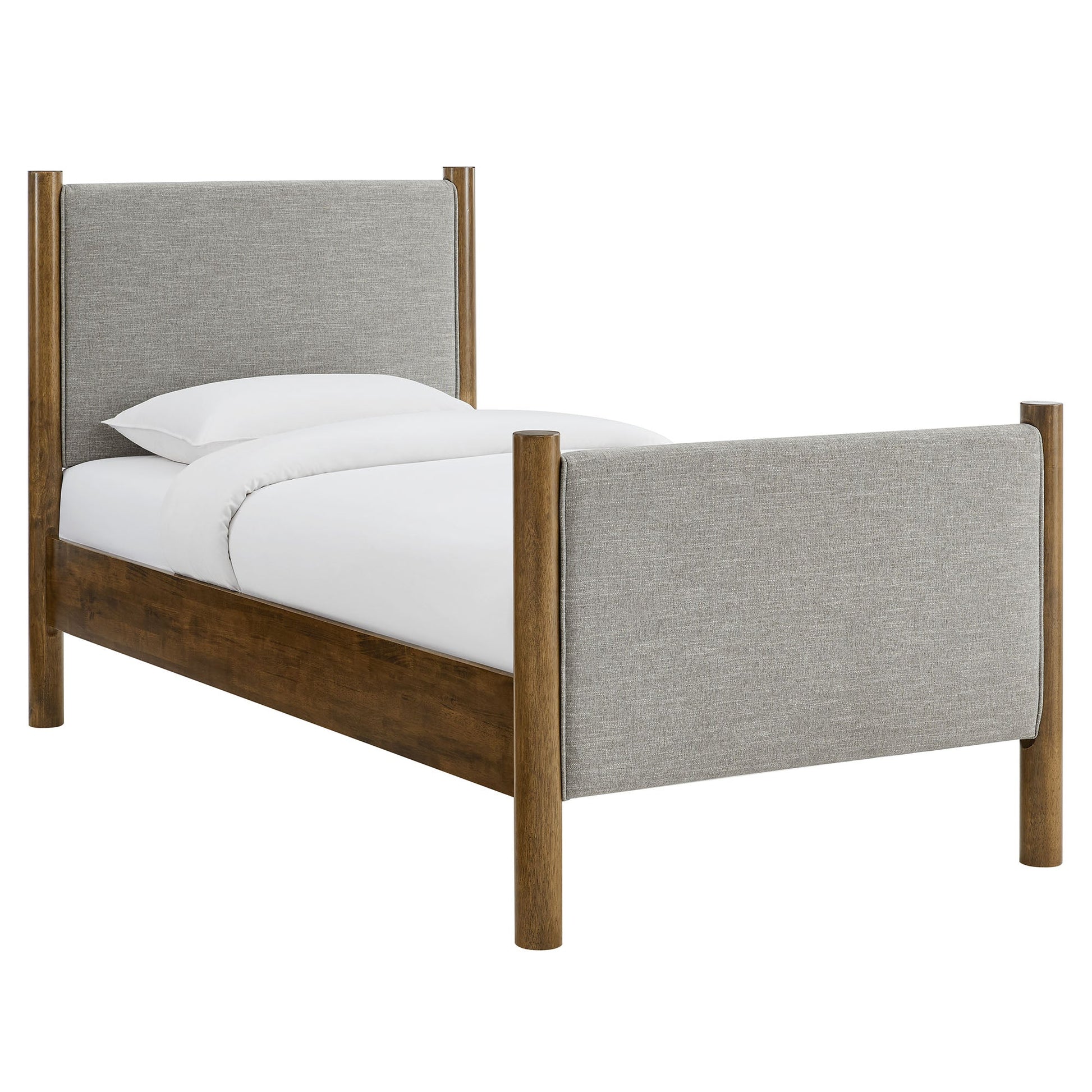 Maven Upholstered Platform Bed - Queen Size