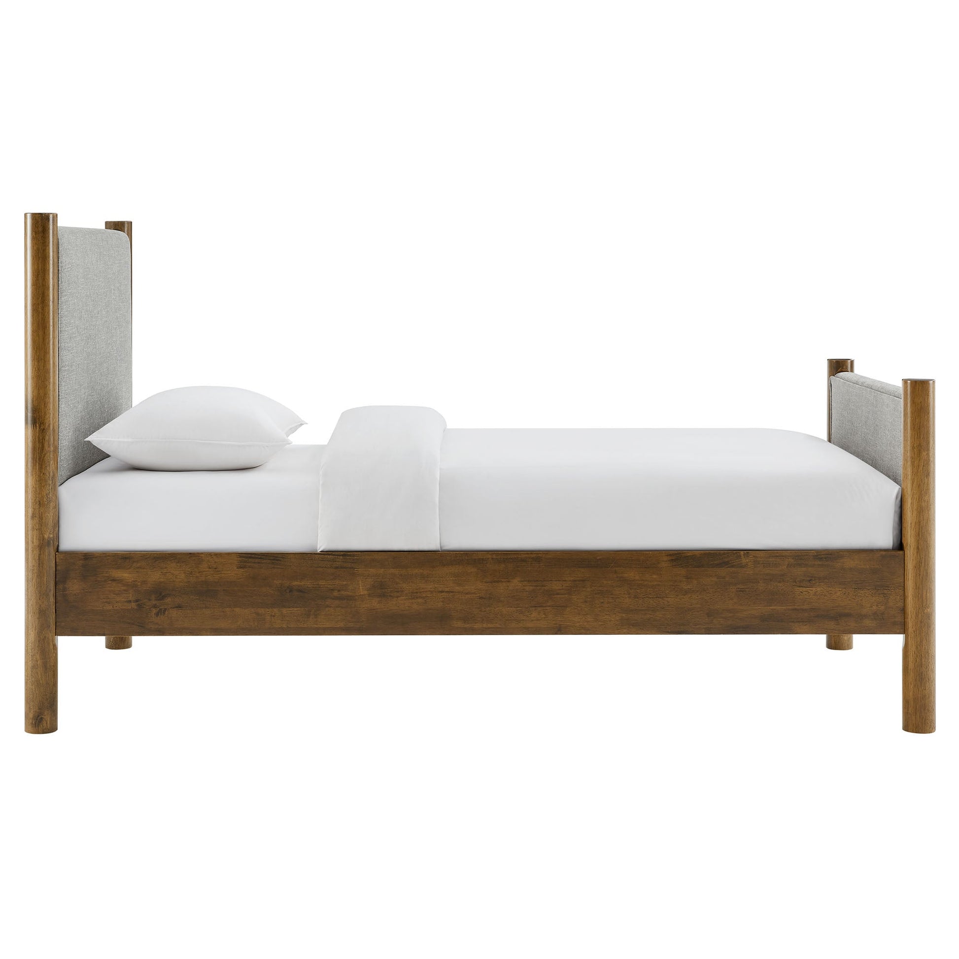 Maven Upholstered Platform Bed - Queen Size