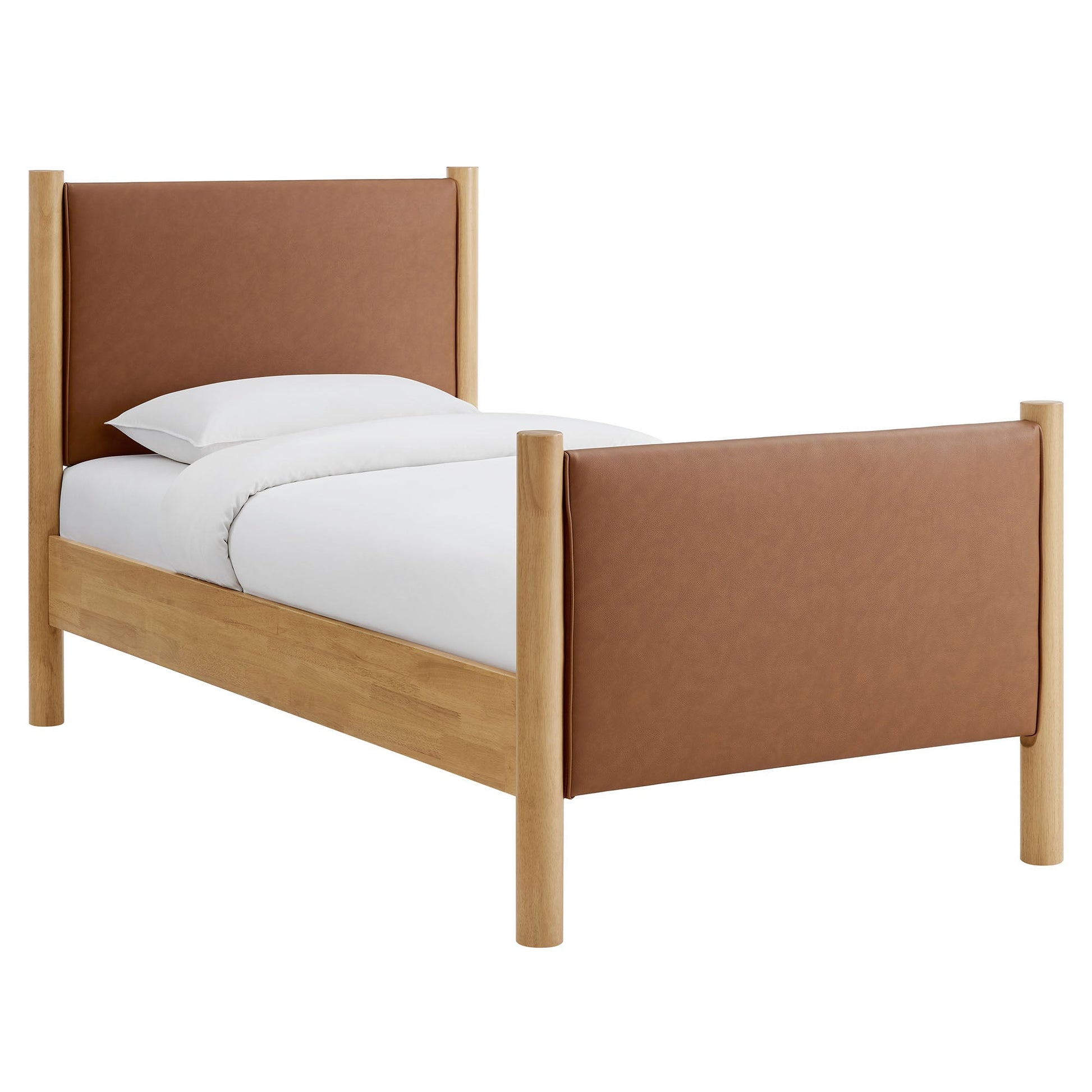 Maven Upholstered Platform Bed - Queen Size