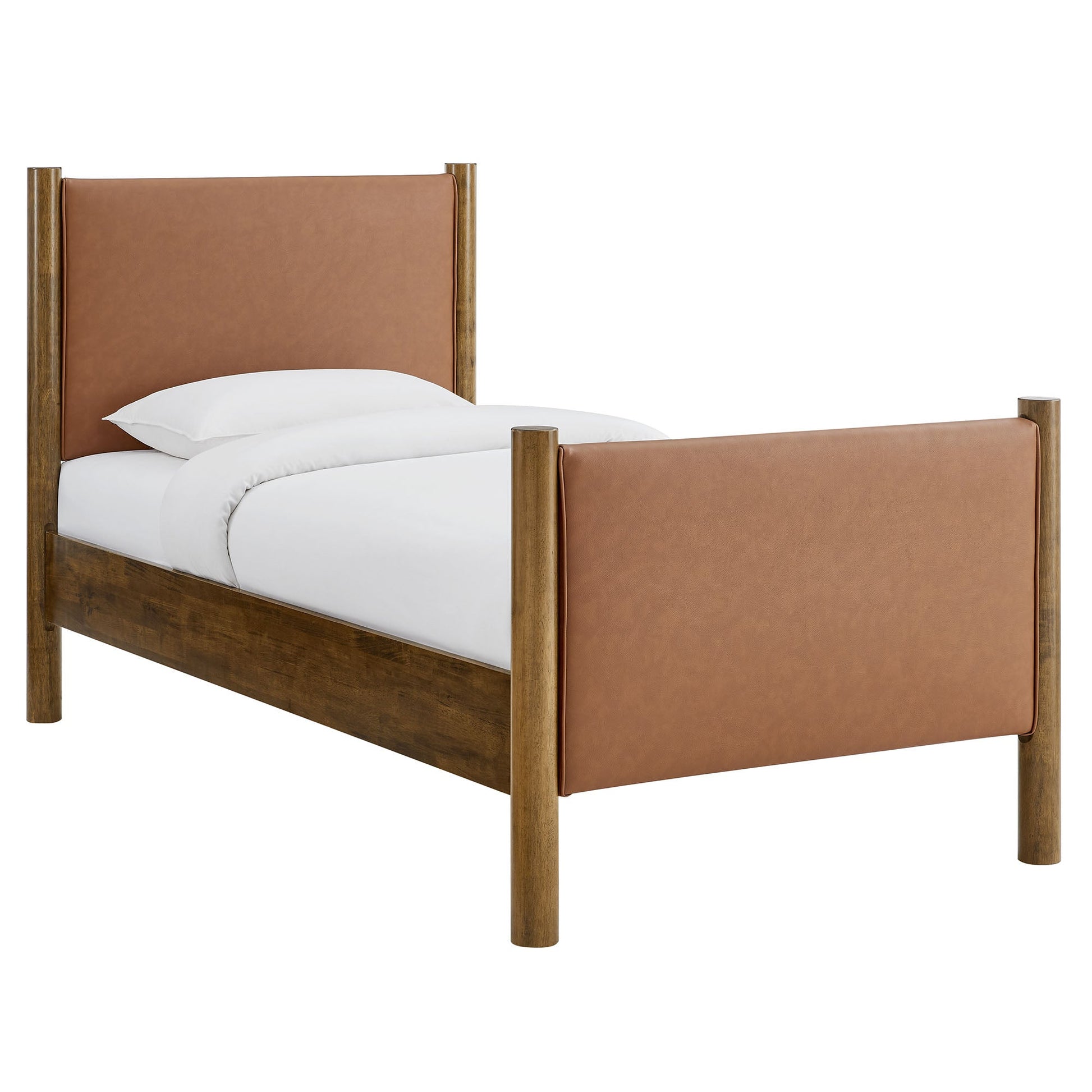 Maven Upholstered Platform Bed - Queen Size
