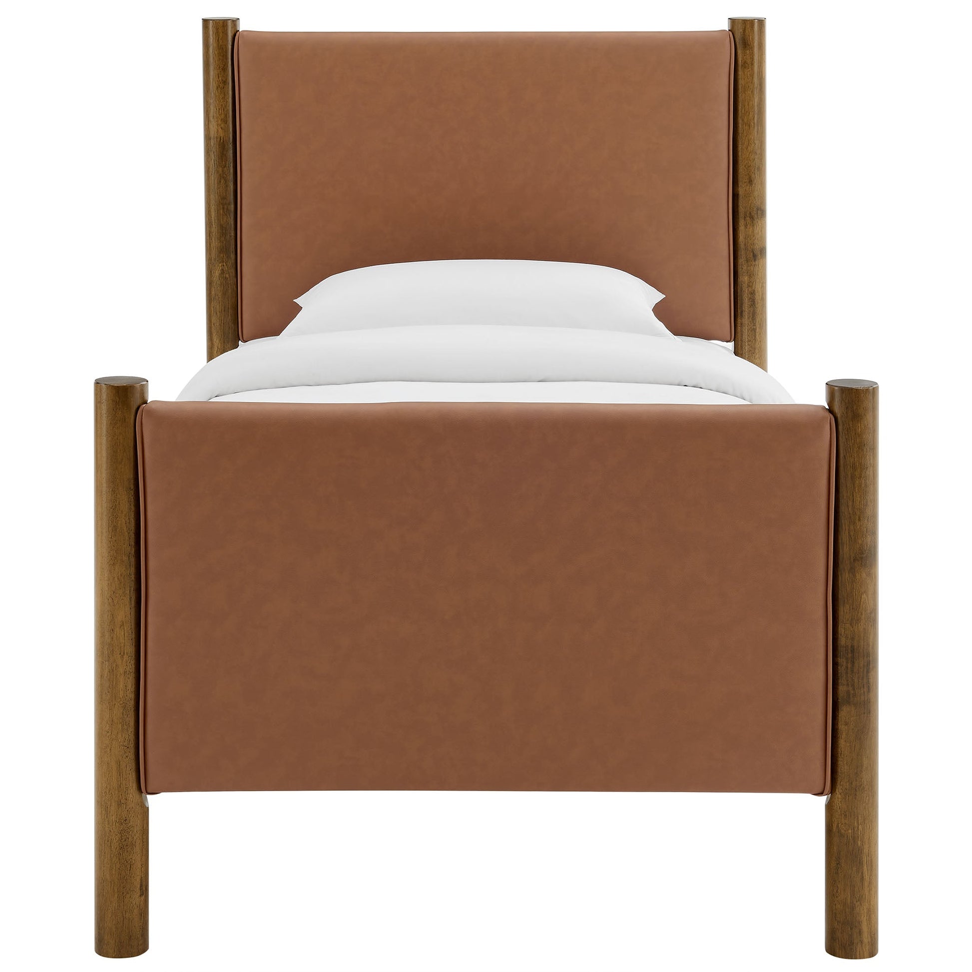 Maven Upholstered Platform Bed - Queen Size