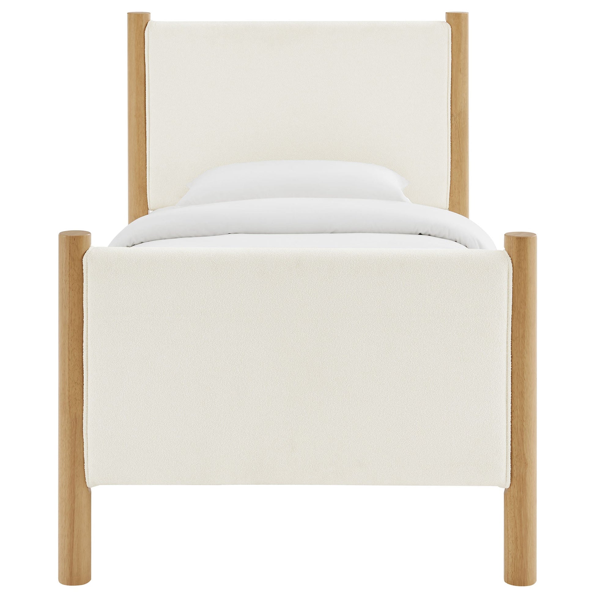 Maven Upholstered Platform Bed - Queen Size
