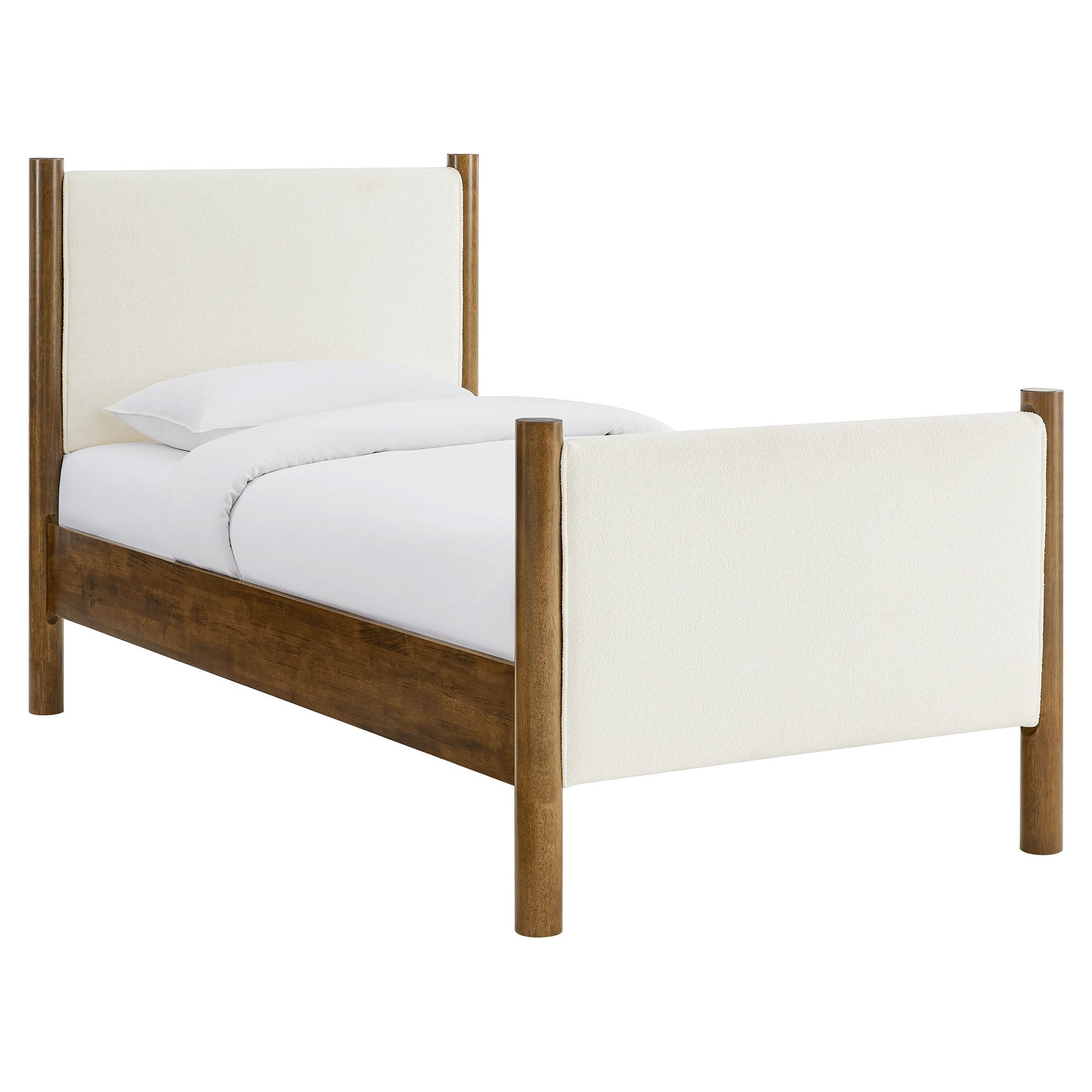 Maven Upholstered Platform Bed - Queen Size