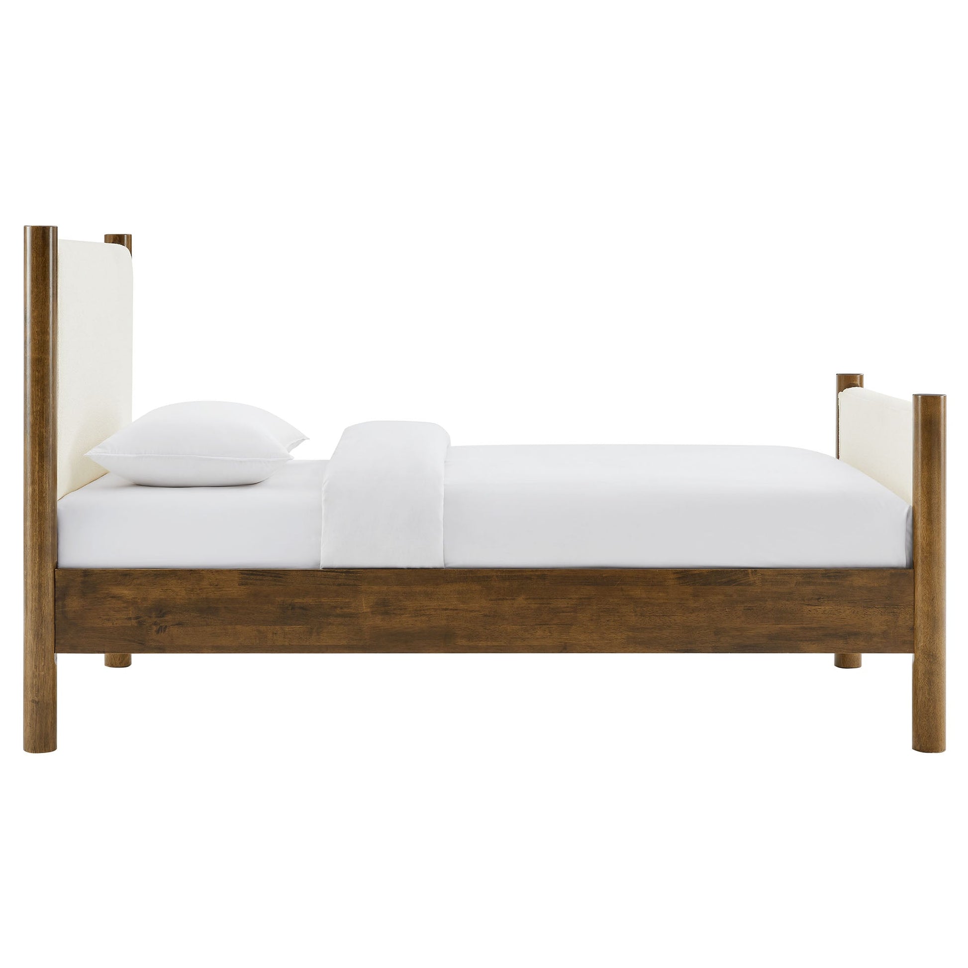 Maven Upholstered Platform Bed - Queen Size