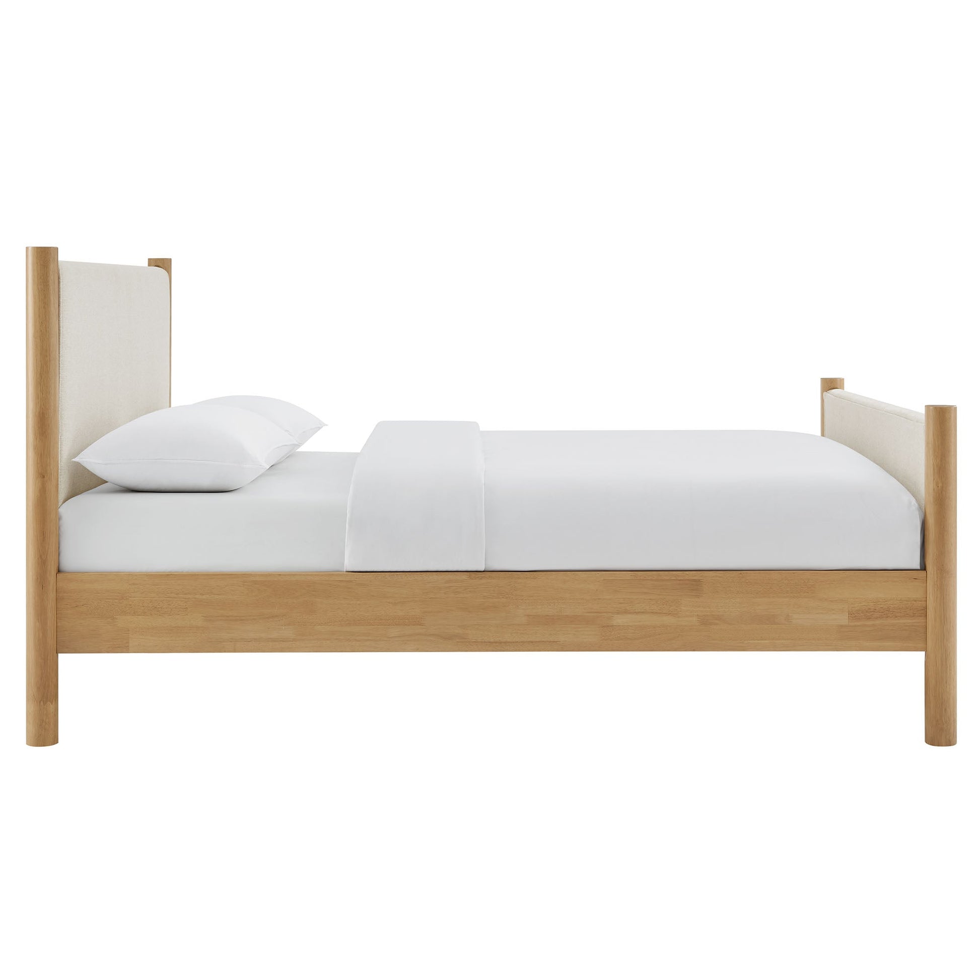 Maven Upholstered Platform Bed - Queen Size