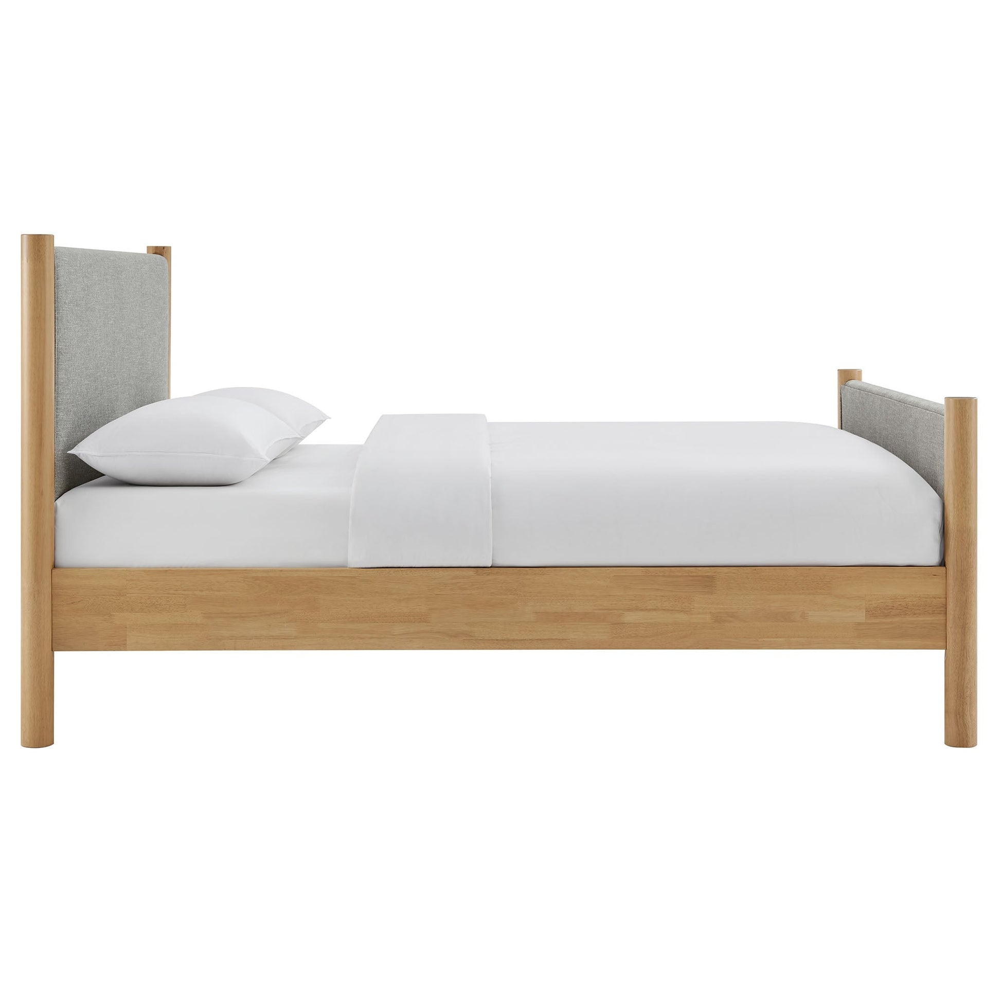 Maven Upholstered Platform Bed - Queen Size