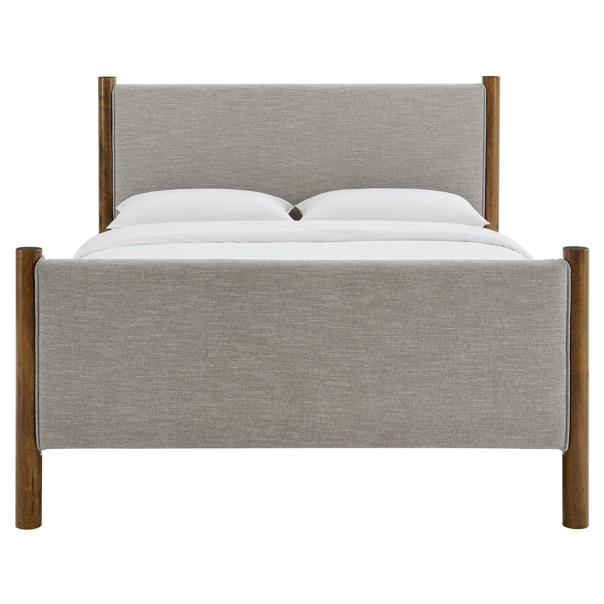 Maven Upholstered Platform Bed - Queen Size