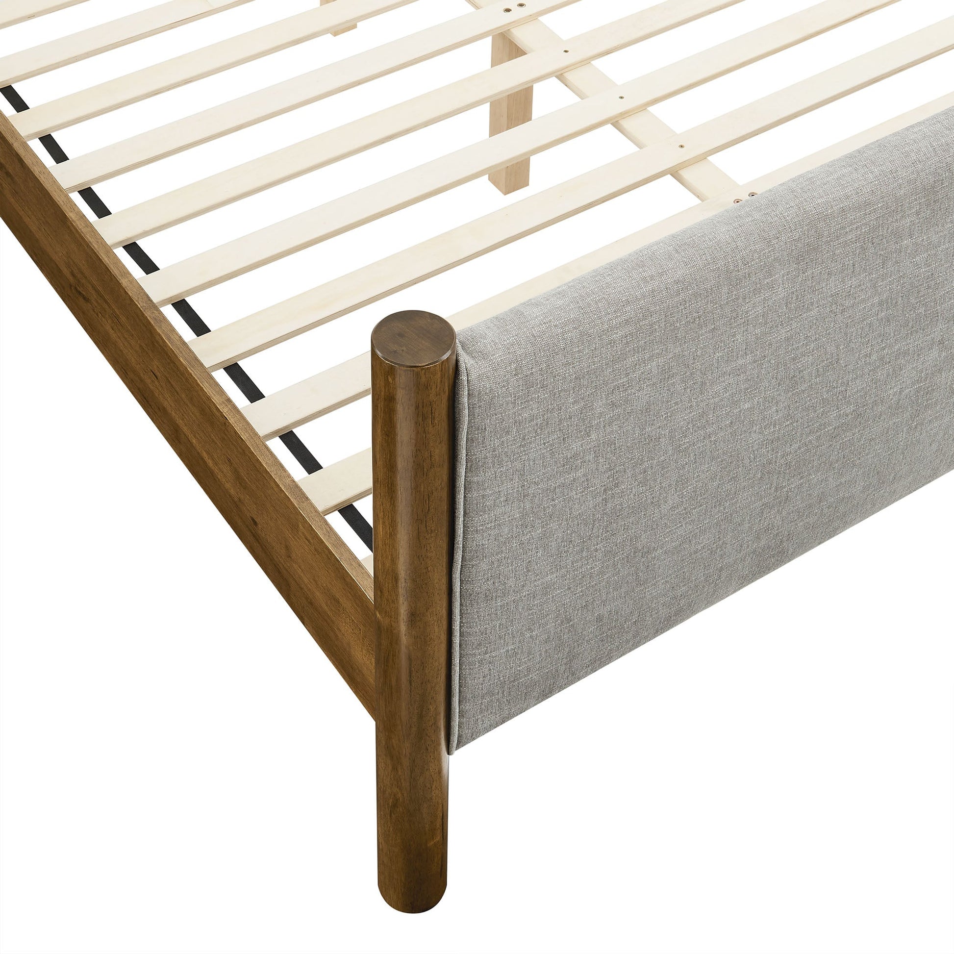 Maven Upholstered Platform Bed - Queen Size