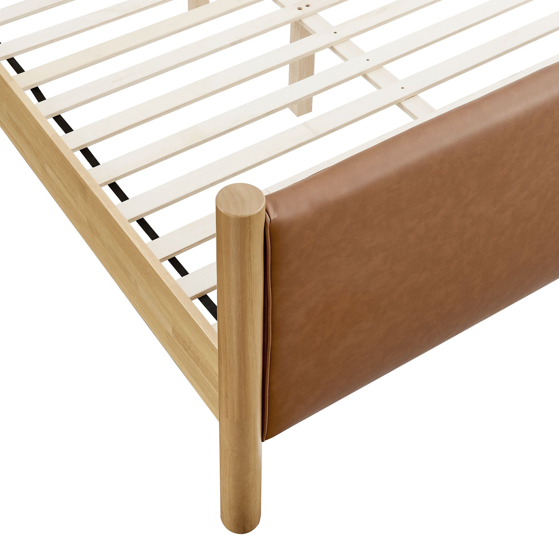 Maven Upholstered Platform Bed - Queen Size