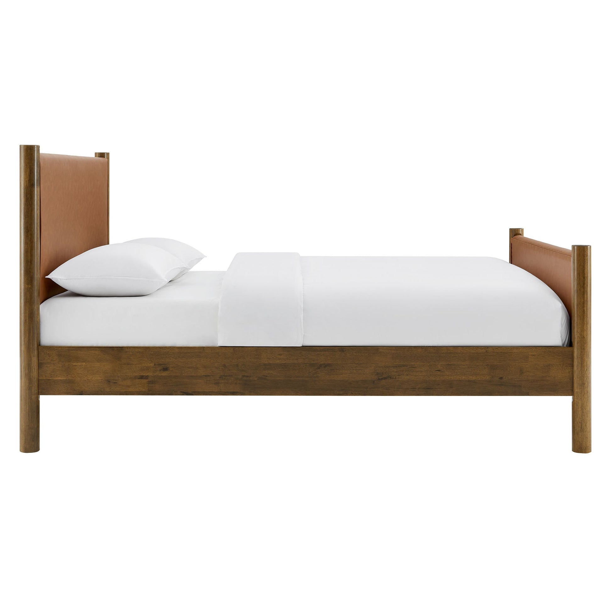 Maven Upholstered Platform Bed - Queen Size