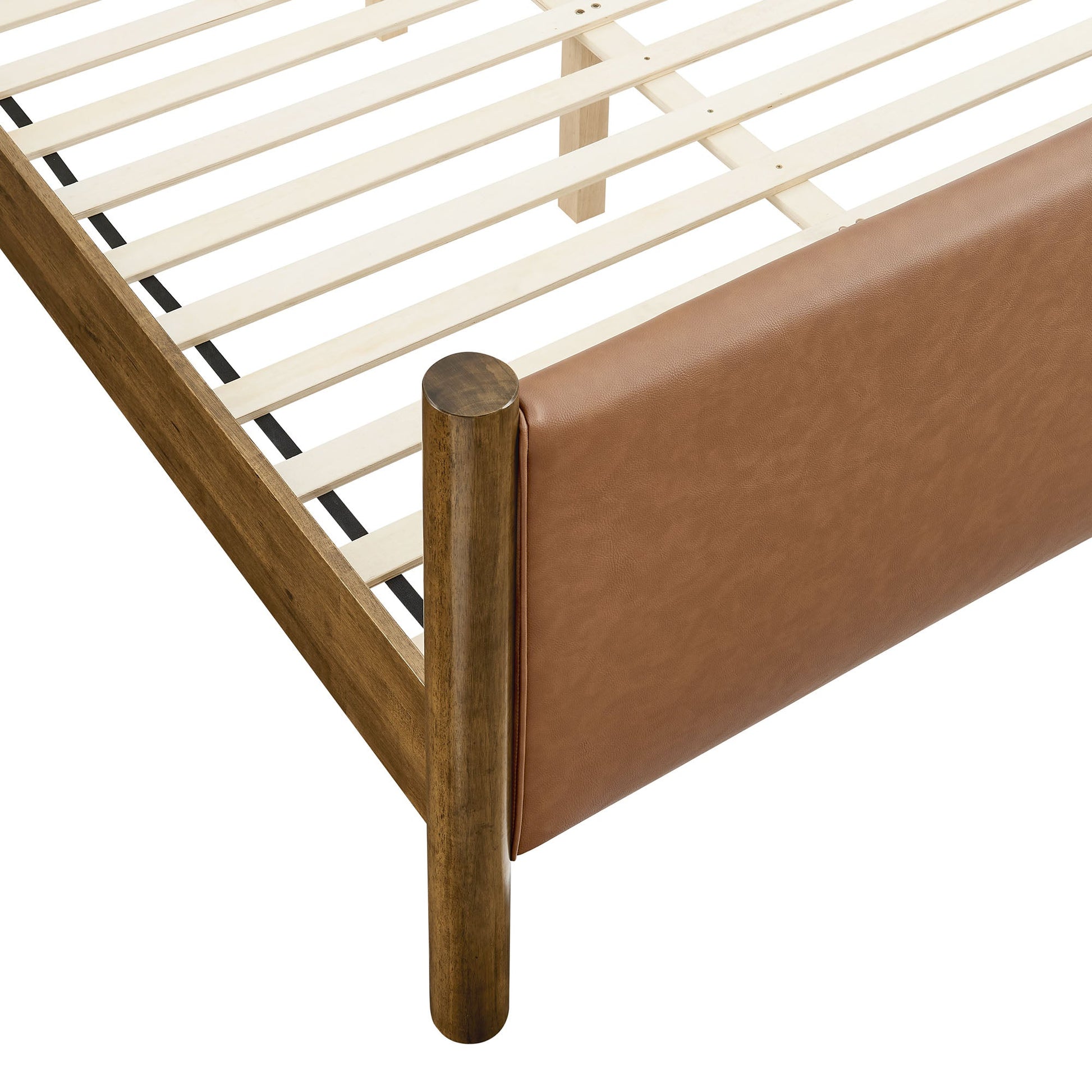 Maven Upholstered Platform Bed - Queen Size