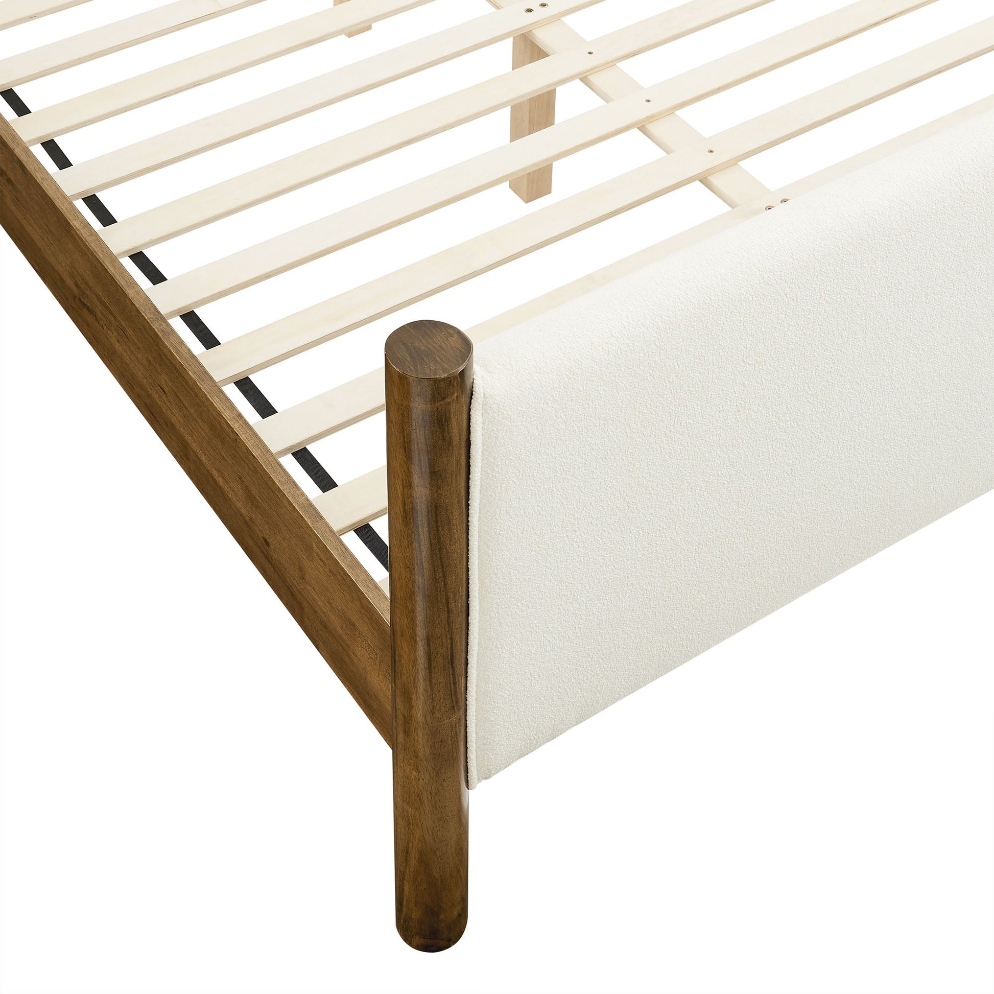 Maven Upholstered Platform Bed - Queen Size