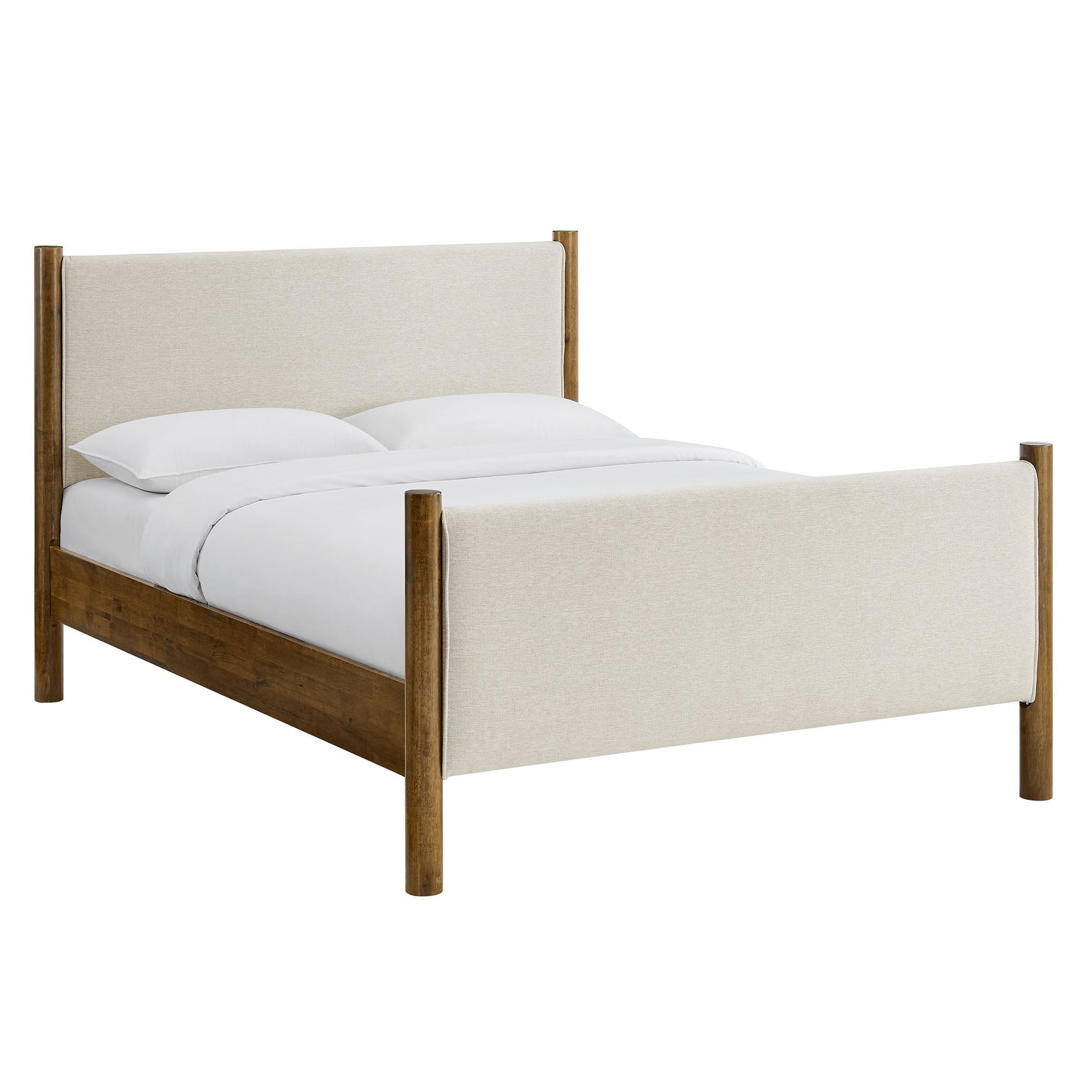 Maven Upholstered Platform Bed - Queen Size