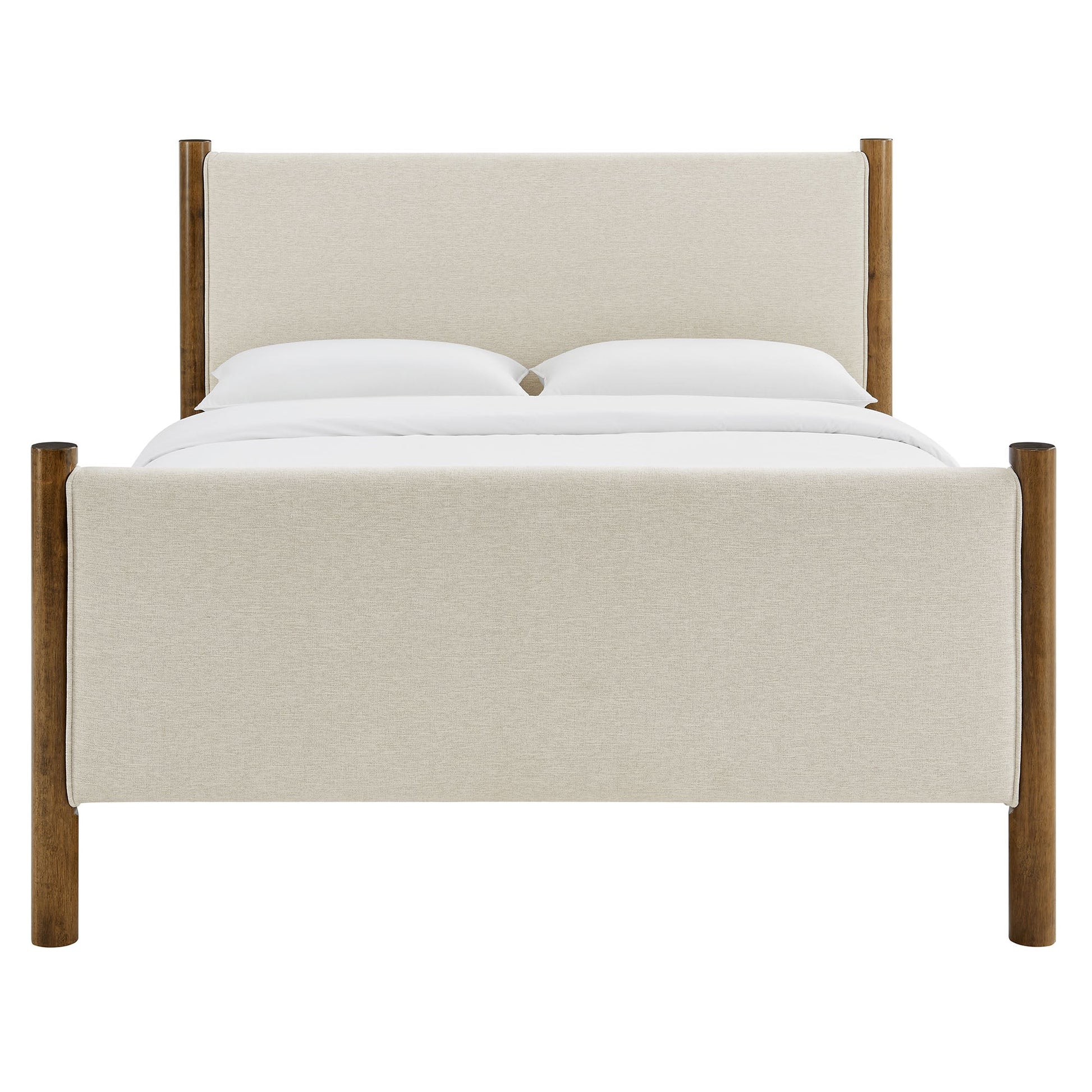 Maven Upholstered Platform Bed - Queen Size