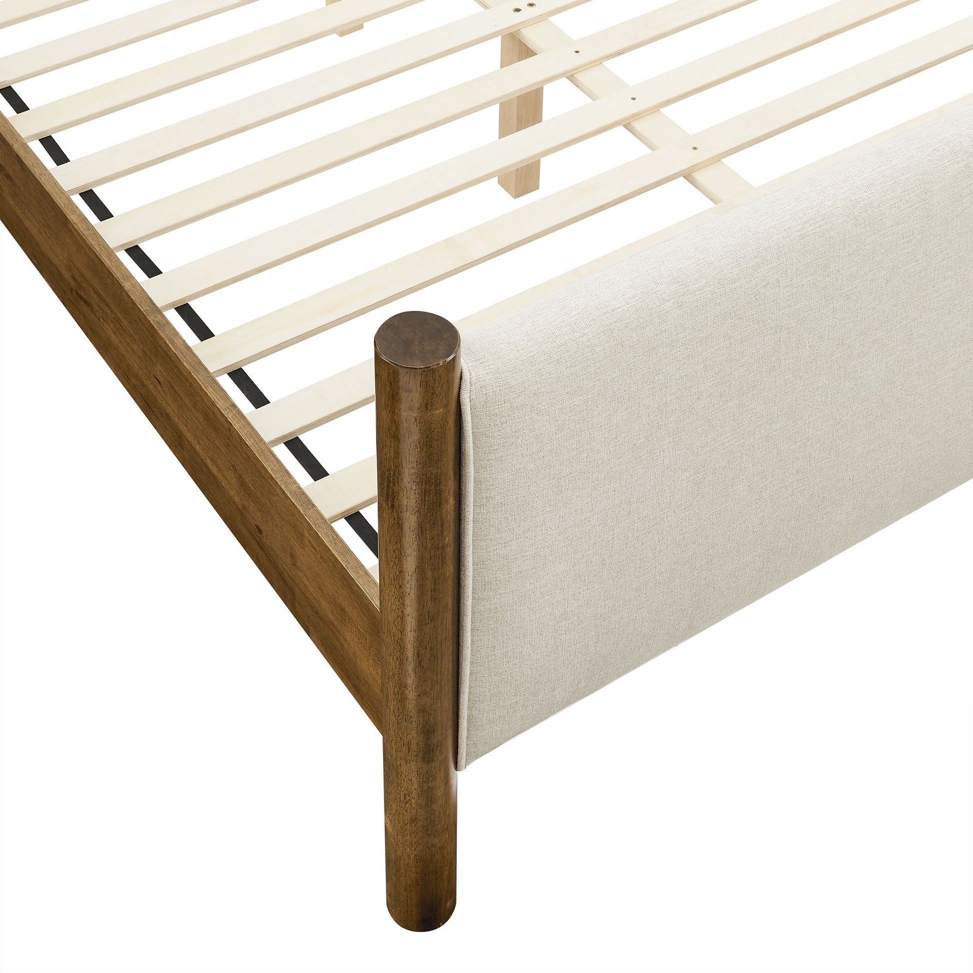 Maven Upholstered Platform Bed - Queen Size