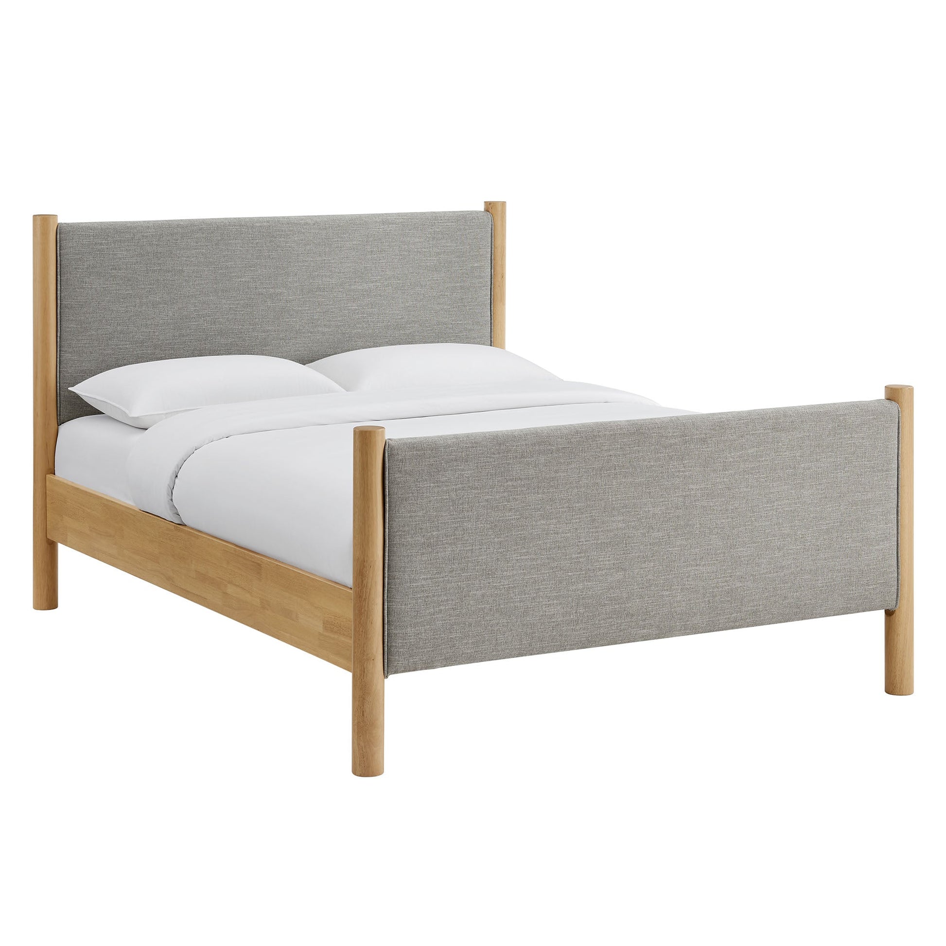 Maven Upholstered Platform Bed - Queen Size