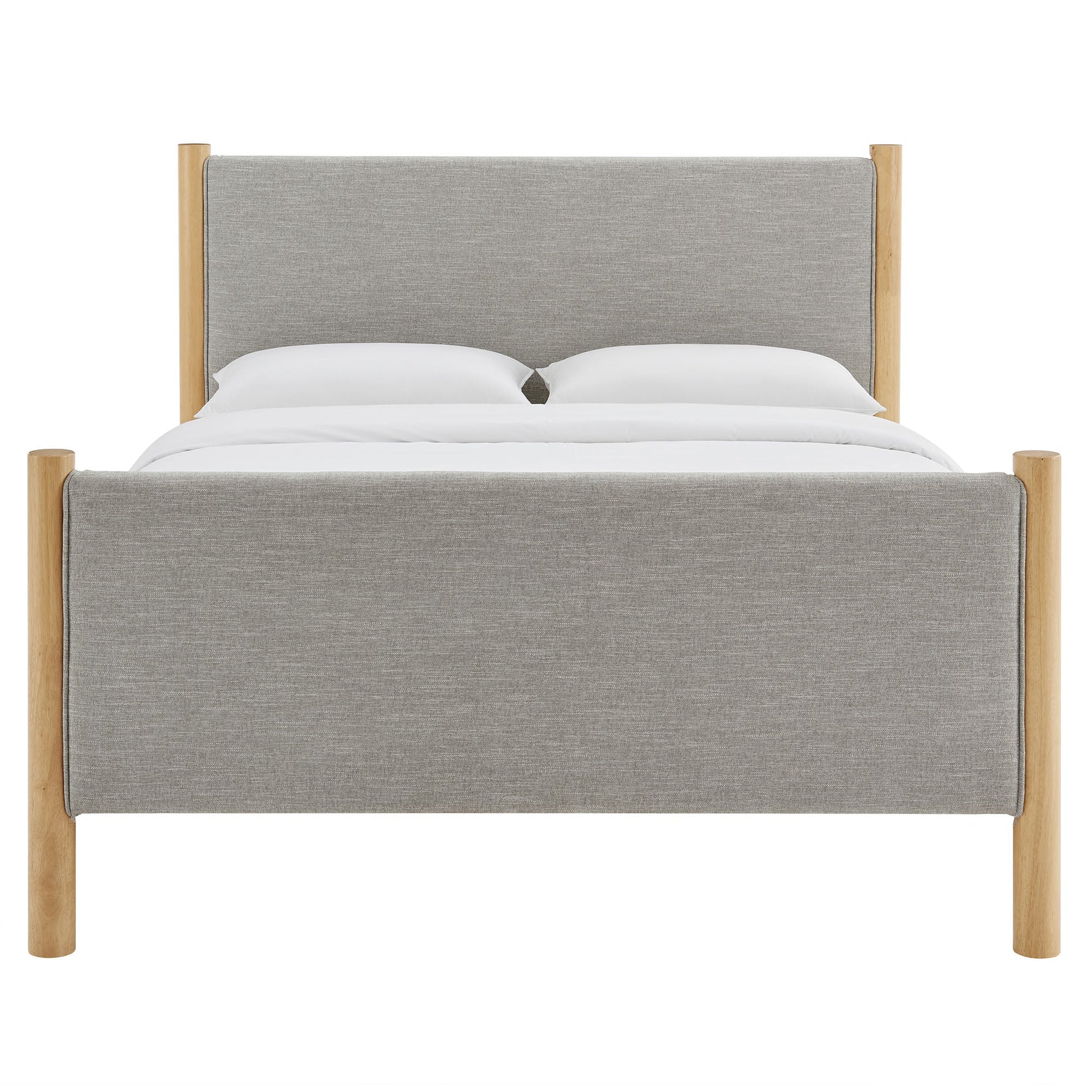 Maven Upholstered Platform Bed - Queen Size