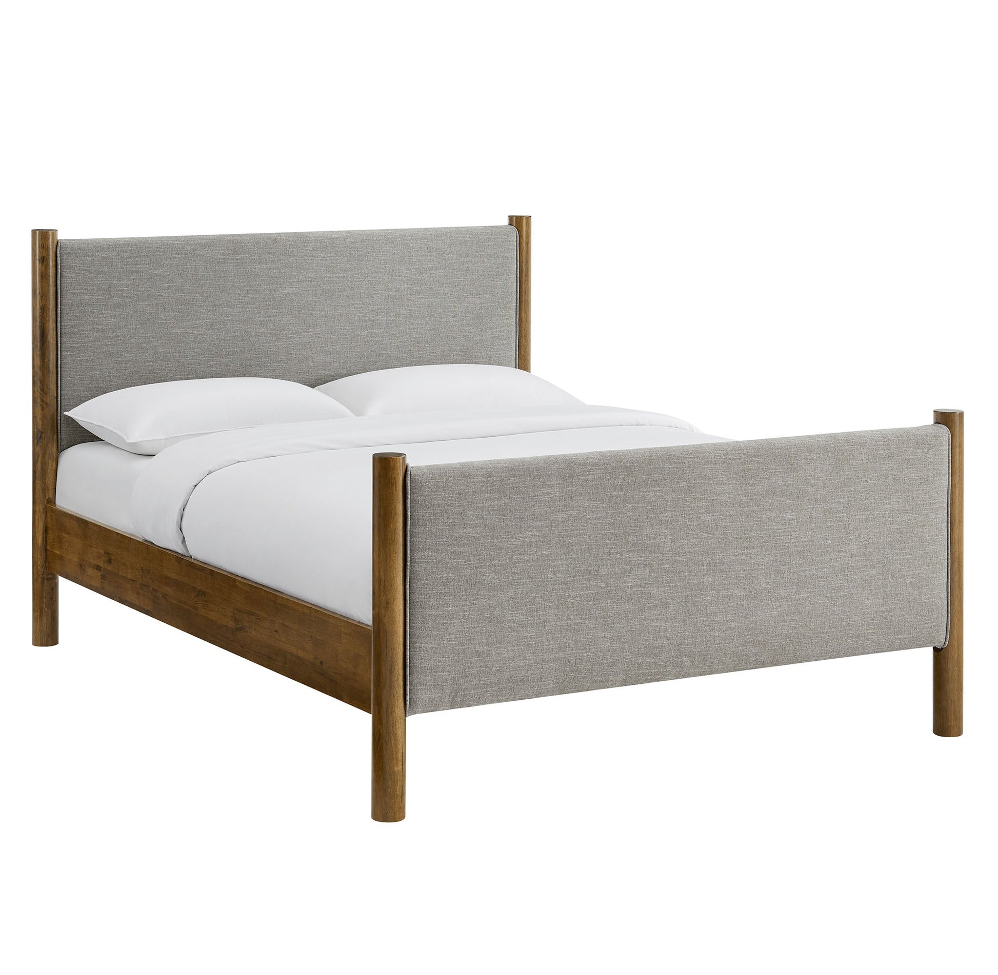 Maven Upholstered Platform Bed - Queen Size