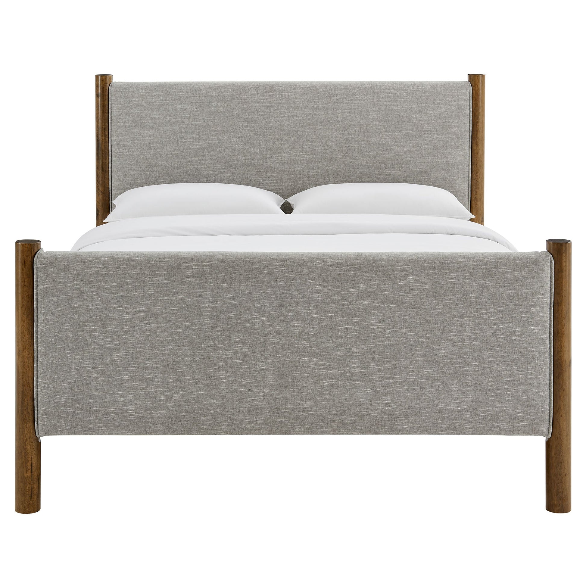 Maven Upholstered Platform Bed - Queen Size
