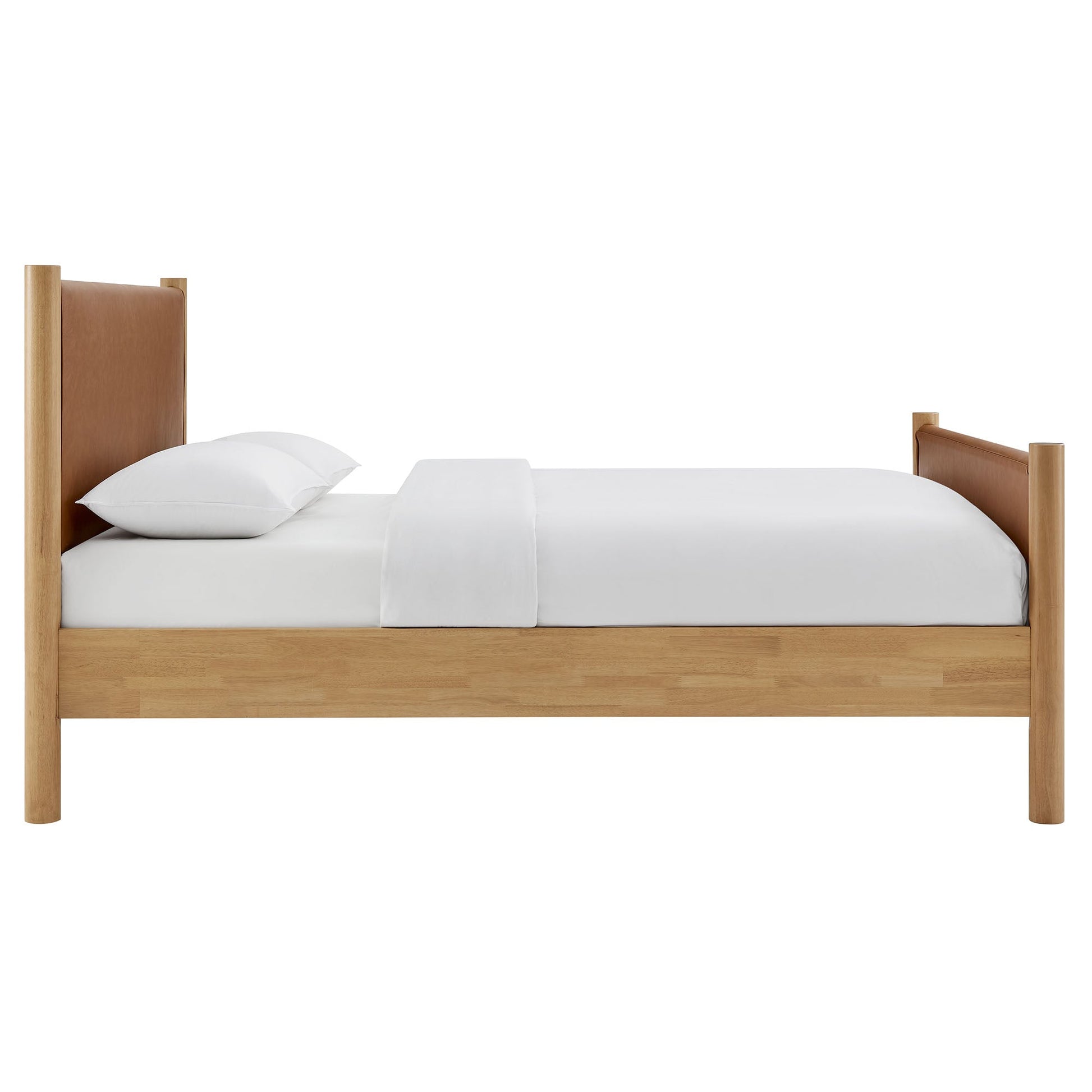 Maven Upholstered Platform Bed - Queen Size