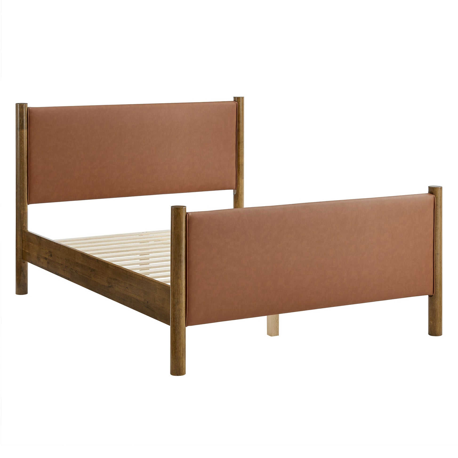 Maven Upholstered Platform Bed - Queen Size