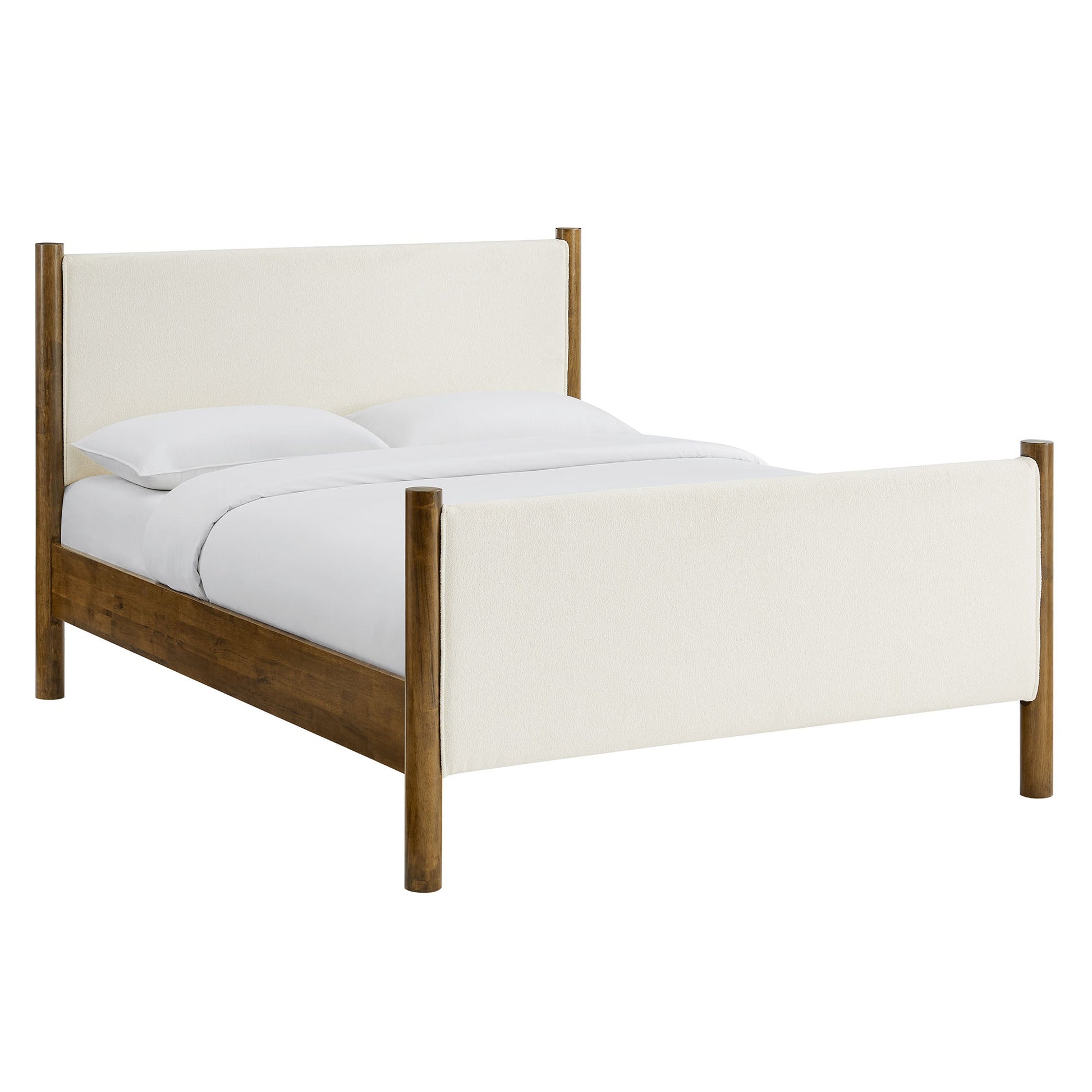 Maven Upholstered Platform Bed - Queen Size