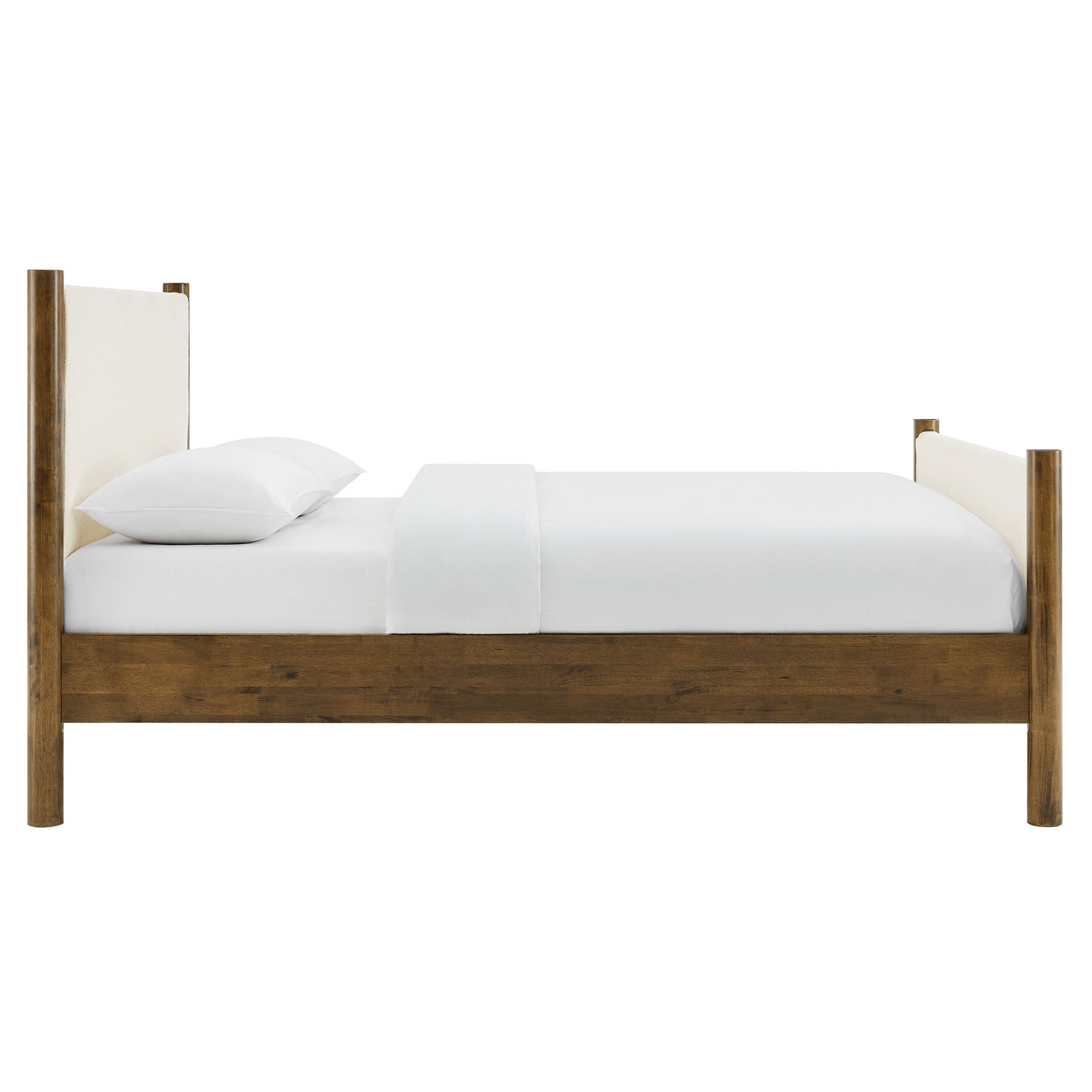 Maven Upholstered Platform Bed - Queen Size