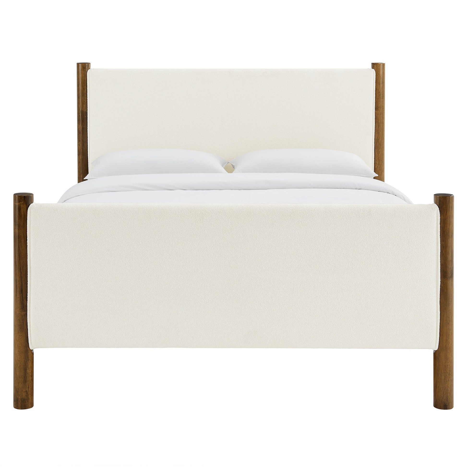 Maven Upholstered Platform Bed - Queen Size