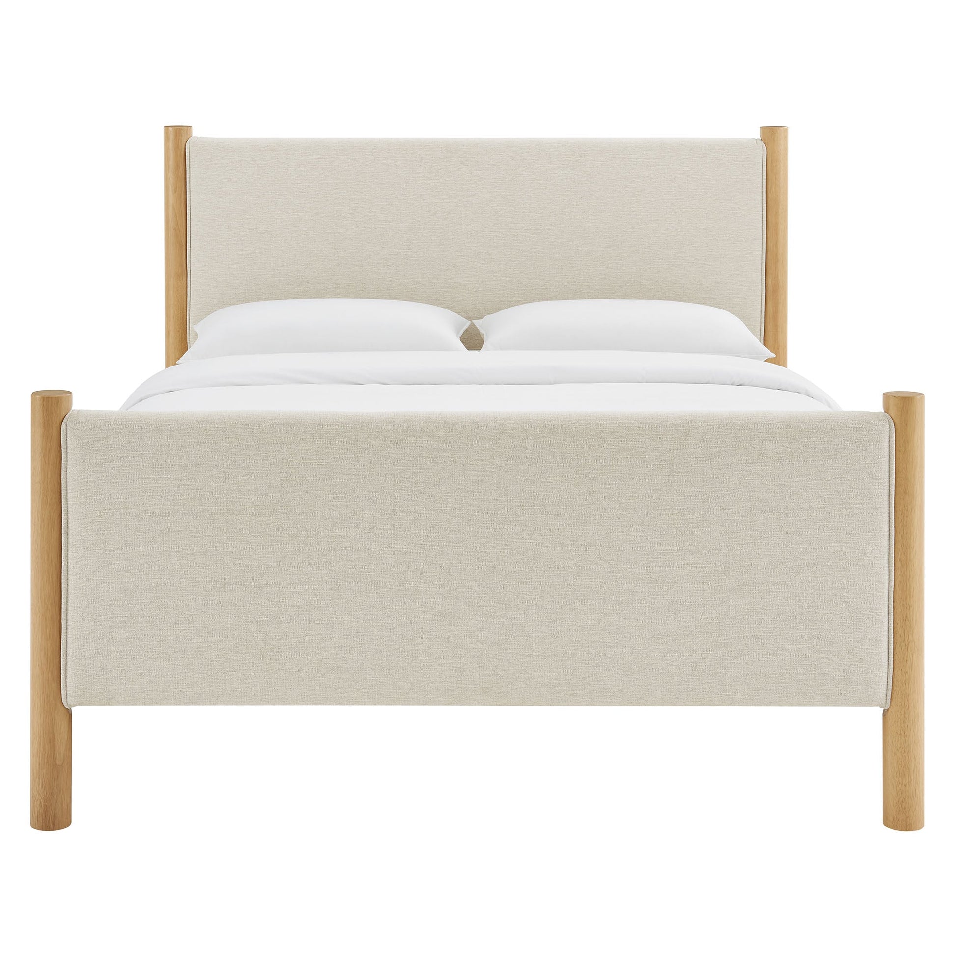 Maven Upholstered Platform Bed - Queen Size