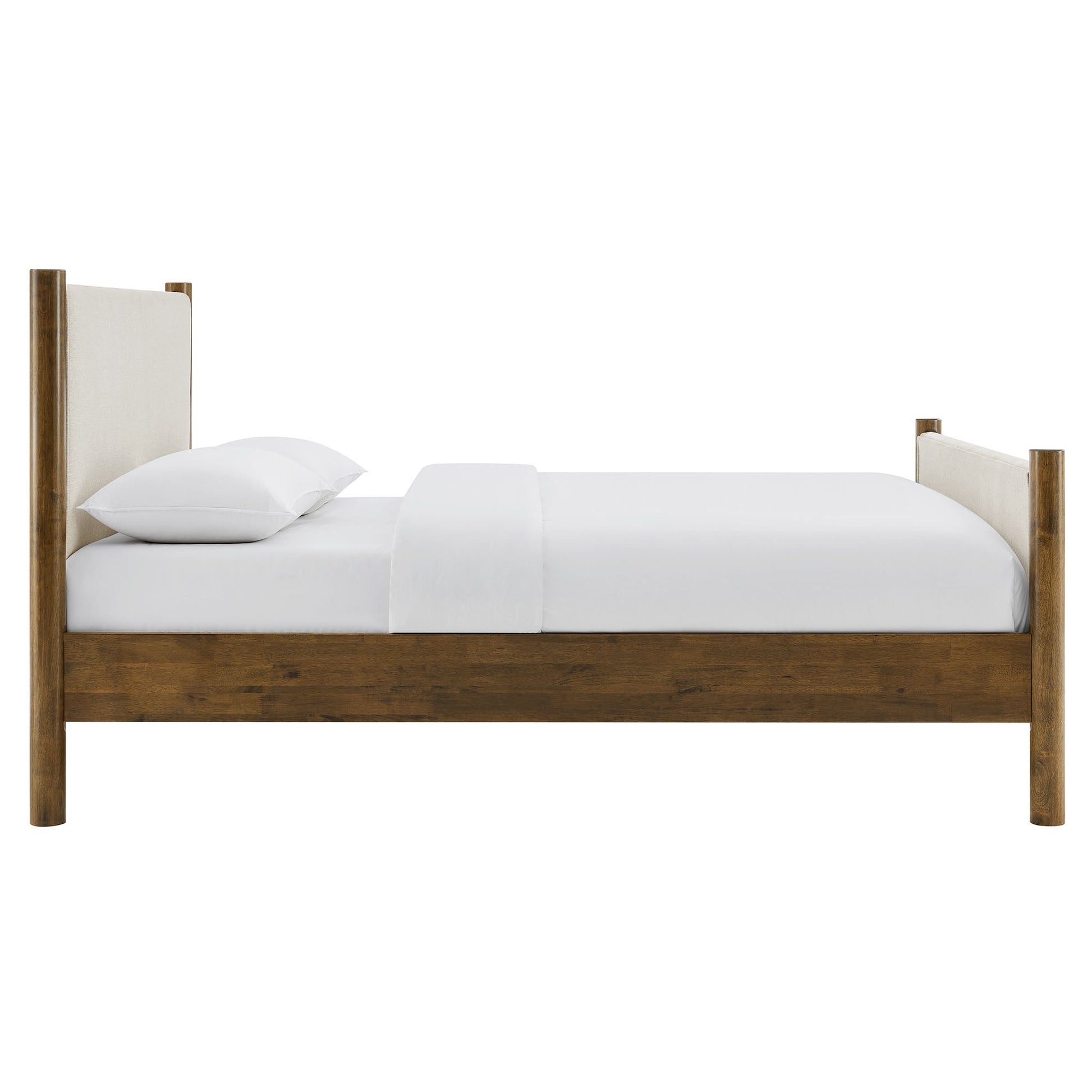 Maven Upholstered Platform Bed - Queen Size