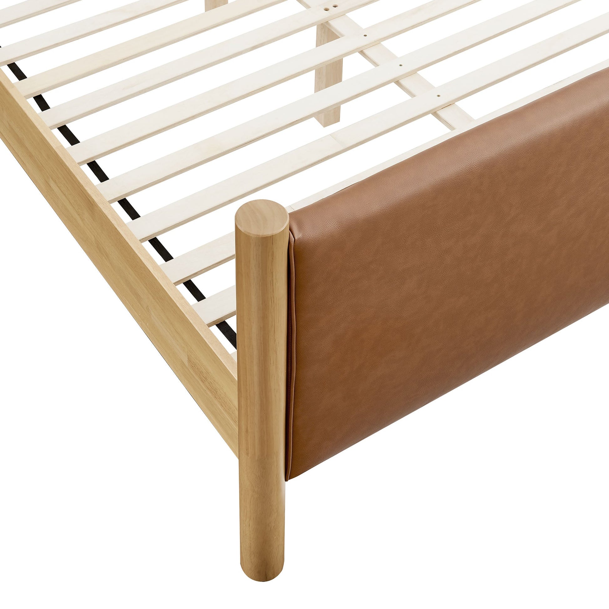 Maven Upholstered Platform Bed - Queen Size