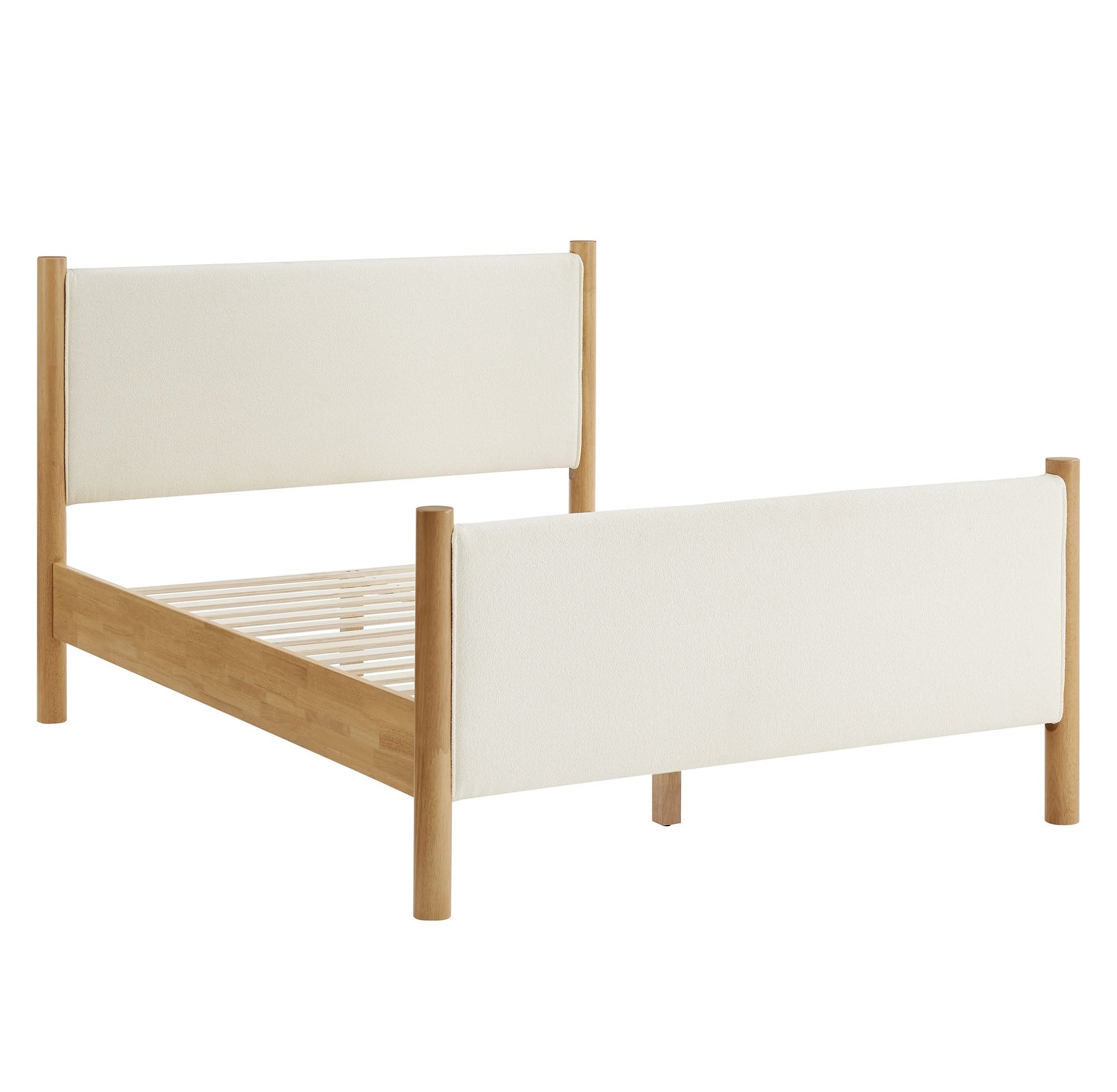 Maven Upholstered Platform Bed - Queen Size
