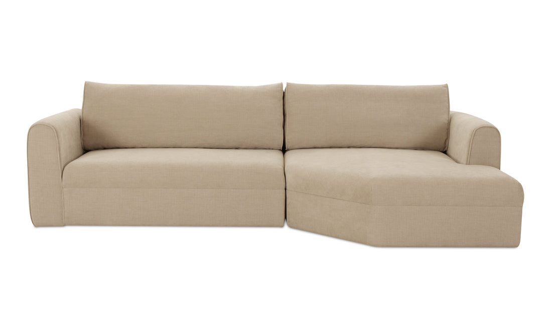 Madrid Sectional Cool Beige Sofa