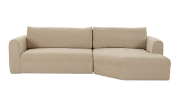 Madrid Sectional Cool Beige Sofa