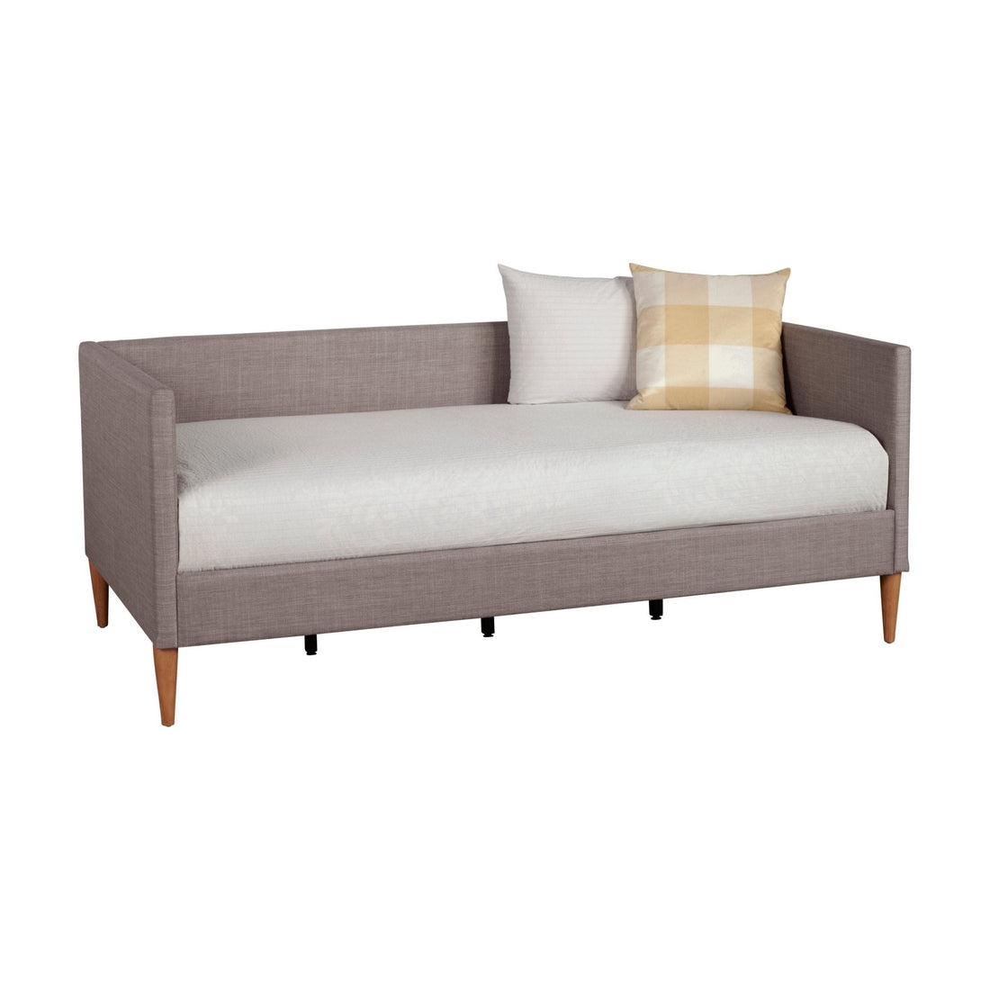 Comfortable Britneys Dark Grey Linen Daybed for Stylish Bedrooms