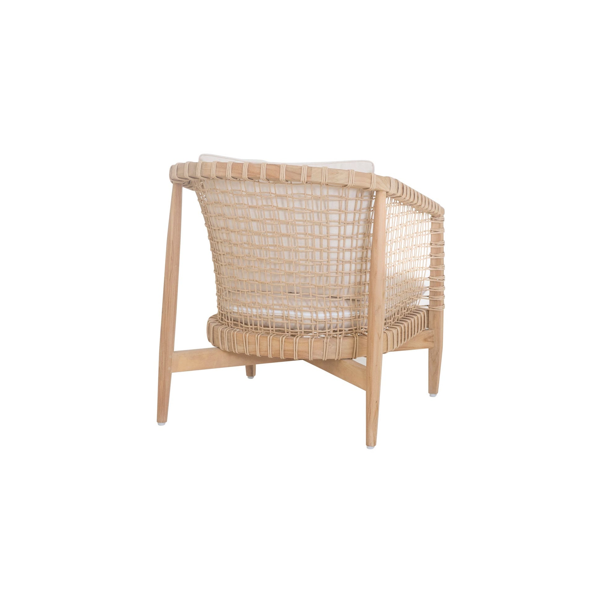 Kuna Outdoor Lounge Chair - Elegant Teak and Lounge Comfort