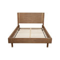 Modern Easton Platform Bed with Stylish Gold Legs
