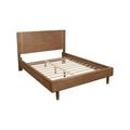 Modern Easton Platform Bed with Stylish Gold Legs