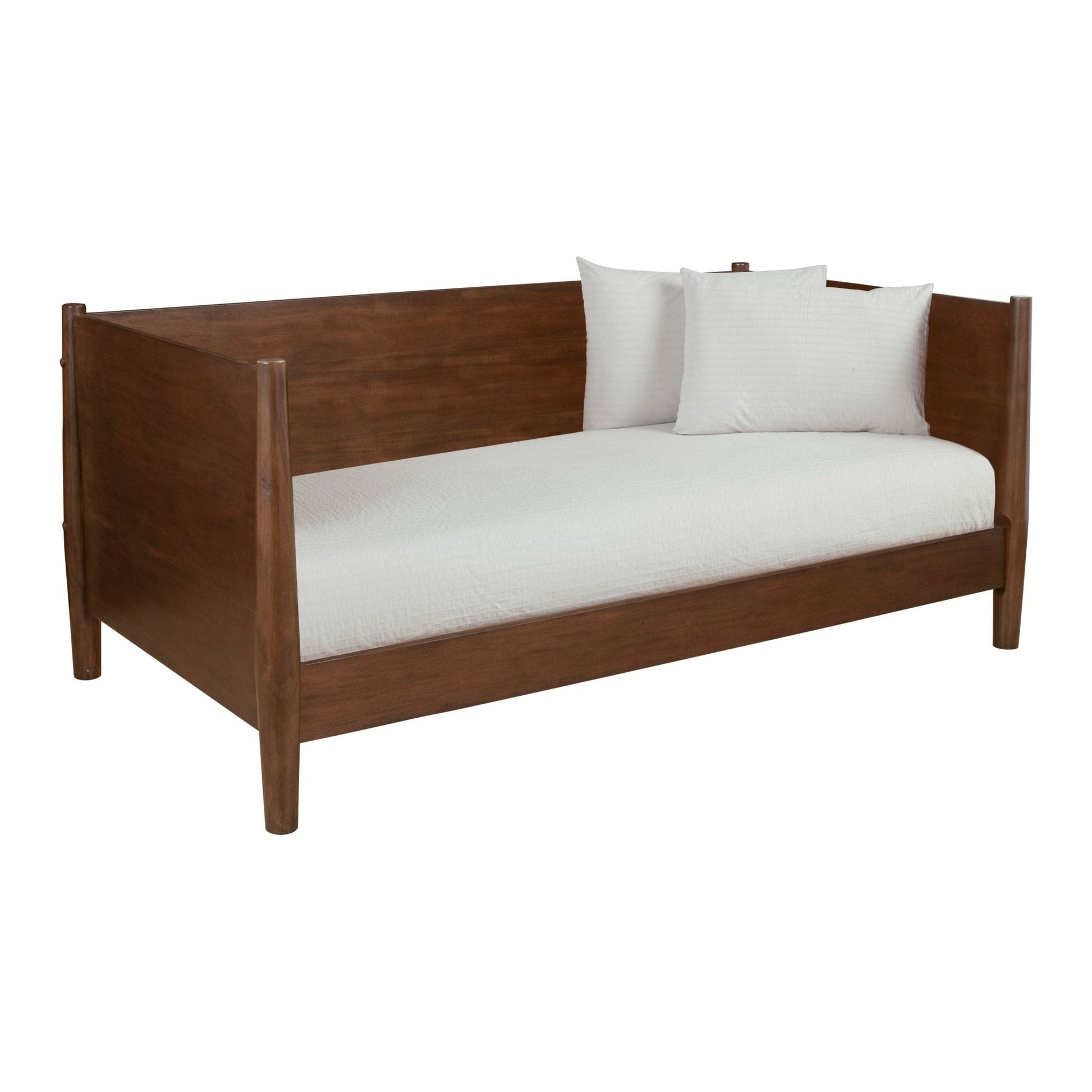 Stylish Flynn Day Bed in Walnut, Perfect for Cozy Spaces