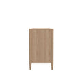 Timeless Sinclair Dresser with Gold Handles - Natural Finish