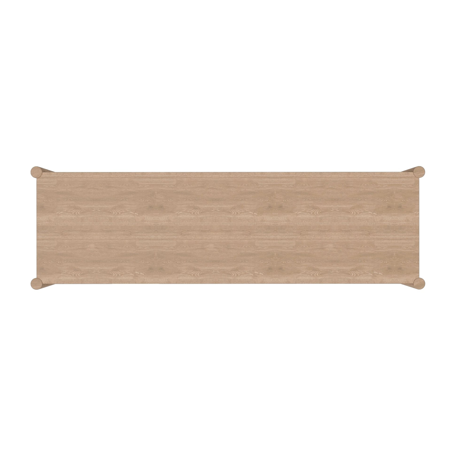Timeless Sinclair Dresser with Gold Handles - Natural Finish