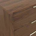 Elegant Sinclair Walnut Dresser with Soft-Close Drawers
